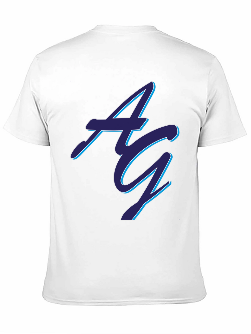 Stylish Black AG Graphic Tee - Soft Cotton Blend