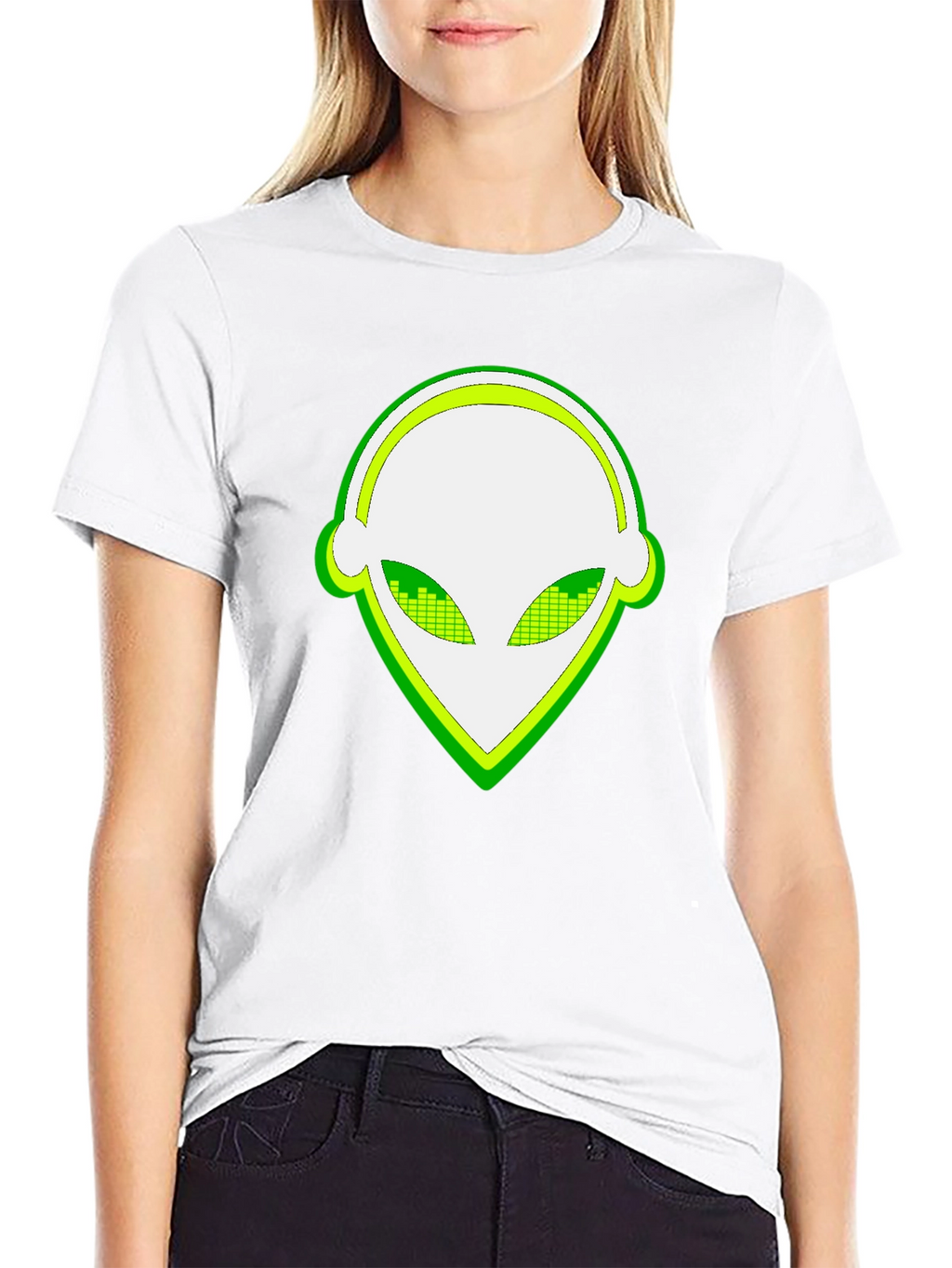 Alien Head T-Shirt - Cool Graphic Tee