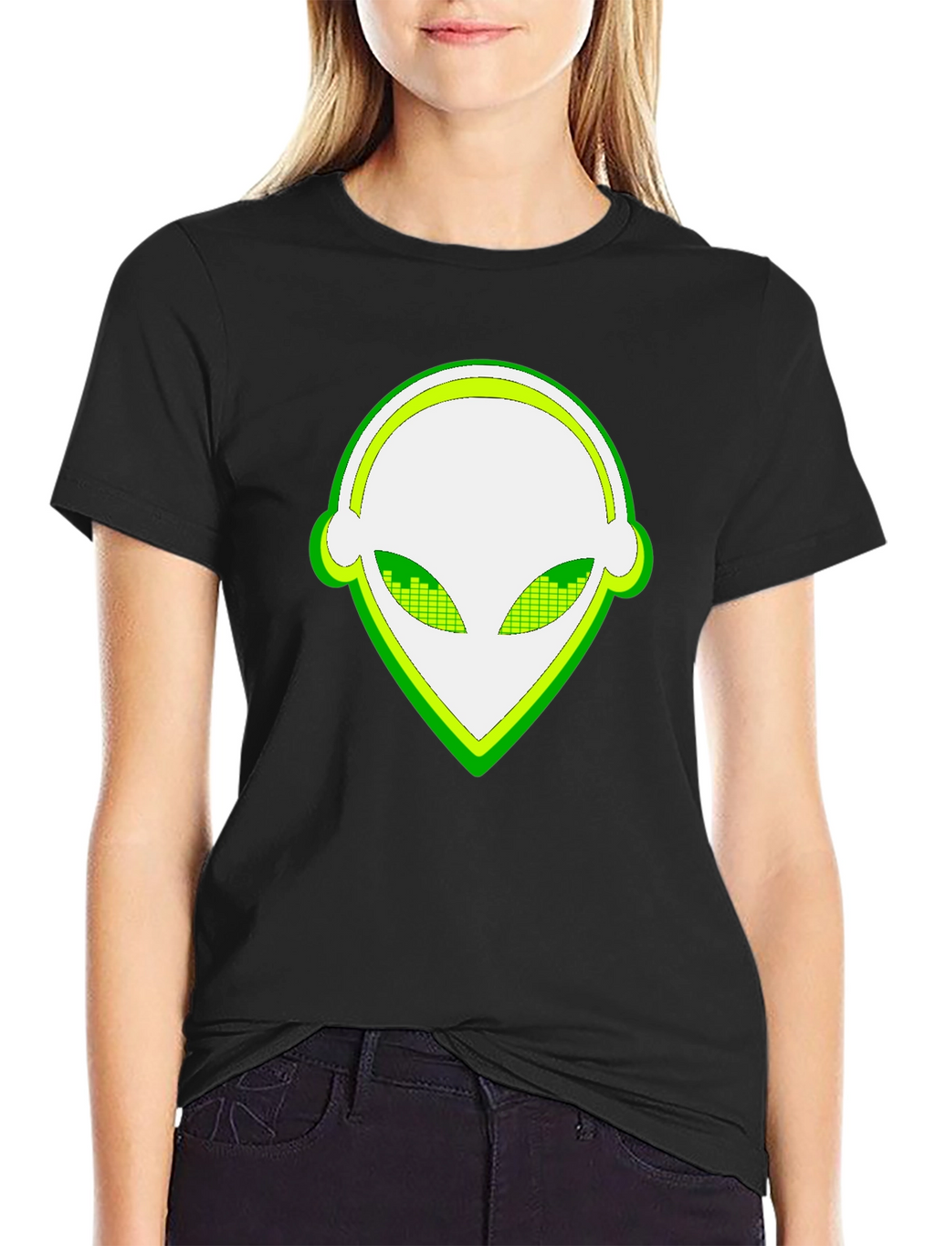 Alien Head T-Shirt - Cool Graphic Tee