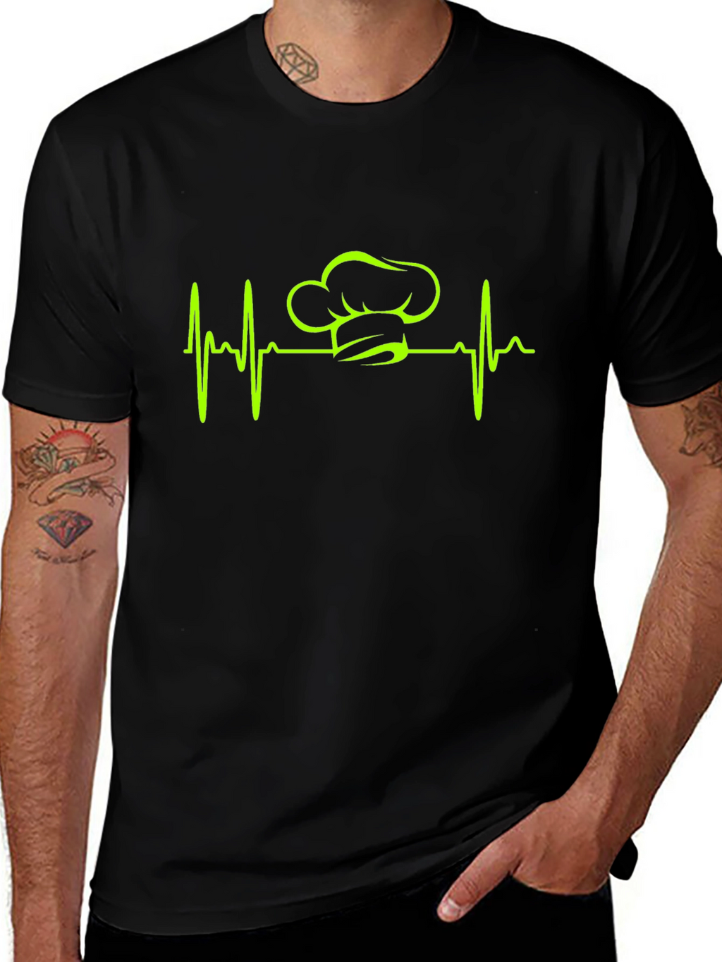 Chef Heartbeat T-Shirt - Culinary Passion