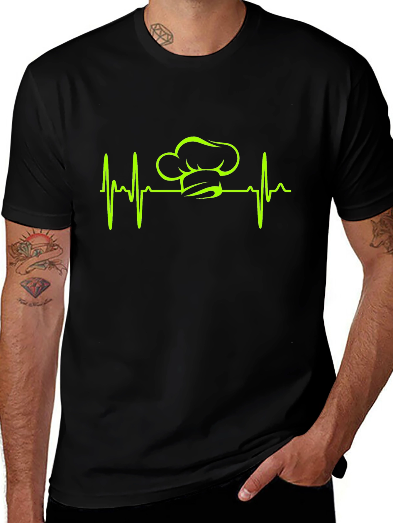 Chef Heartbeat T-Shirt - Culinary Passion