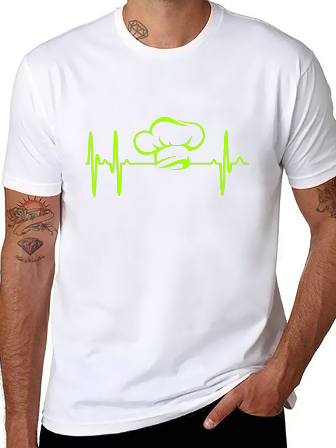 Chef Heartbeat T-Shirt - Culinary Passion