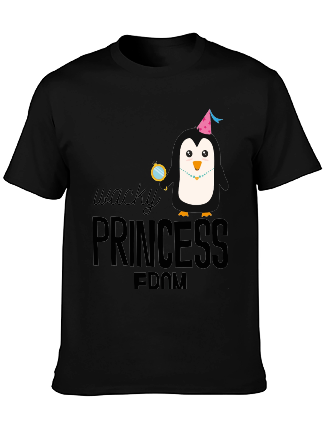 Wacky Princess Fdom Penguin Graphic T-Shirt