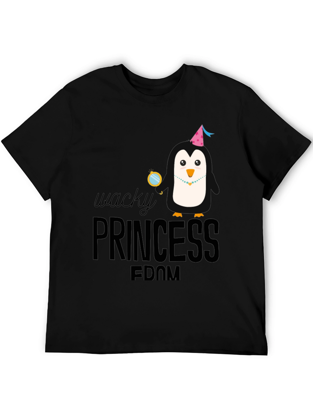 Wacky Princess Fdom Penguin Graphic T-Shirt
