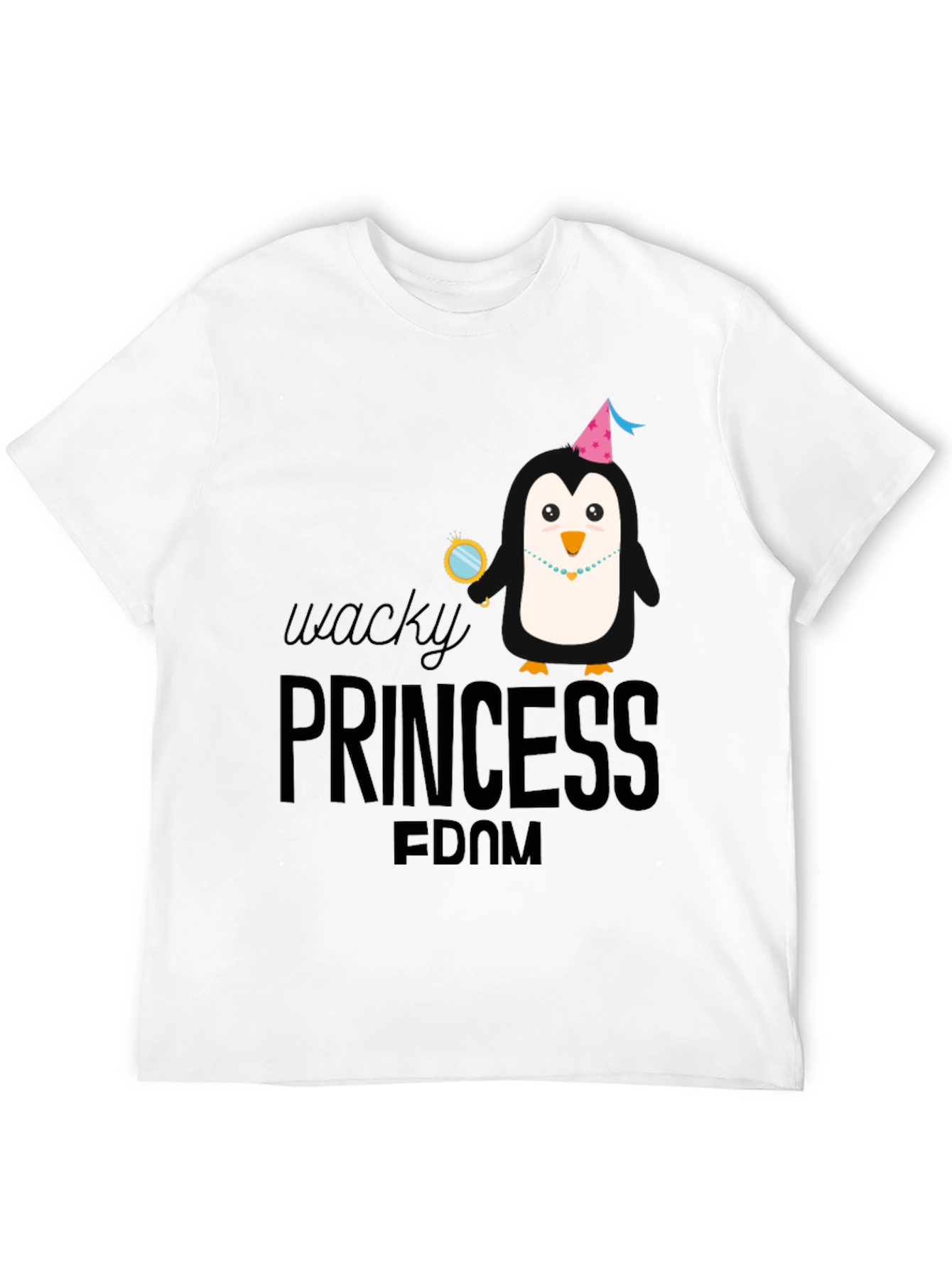 Wacky Princess Fdom Penguin Graphic T-Shirt