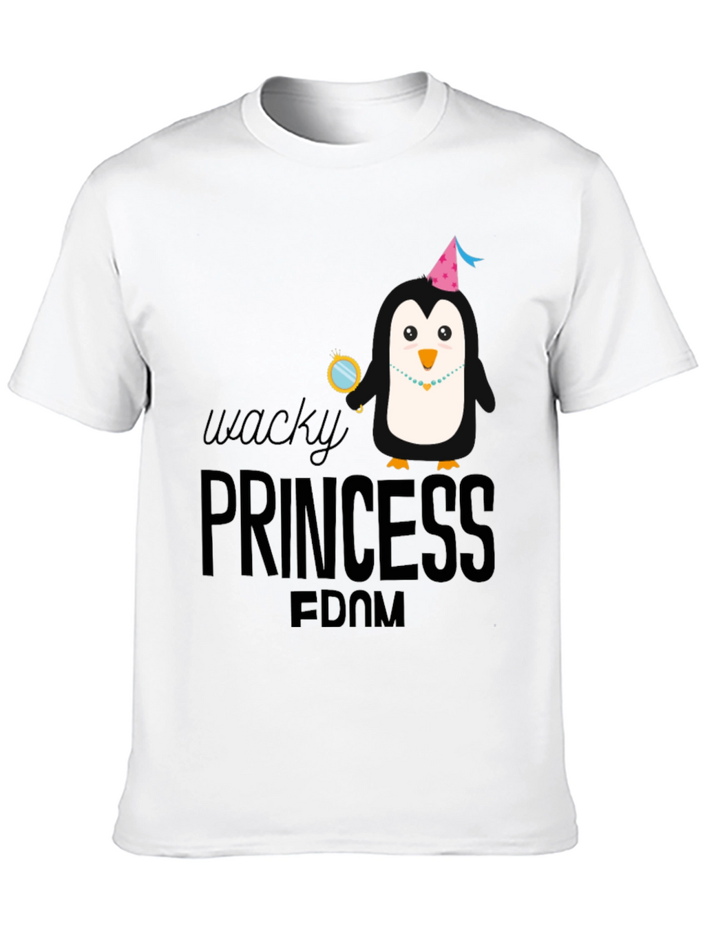 Wacky Princess Fdom Penguin Graphic T-Shirt