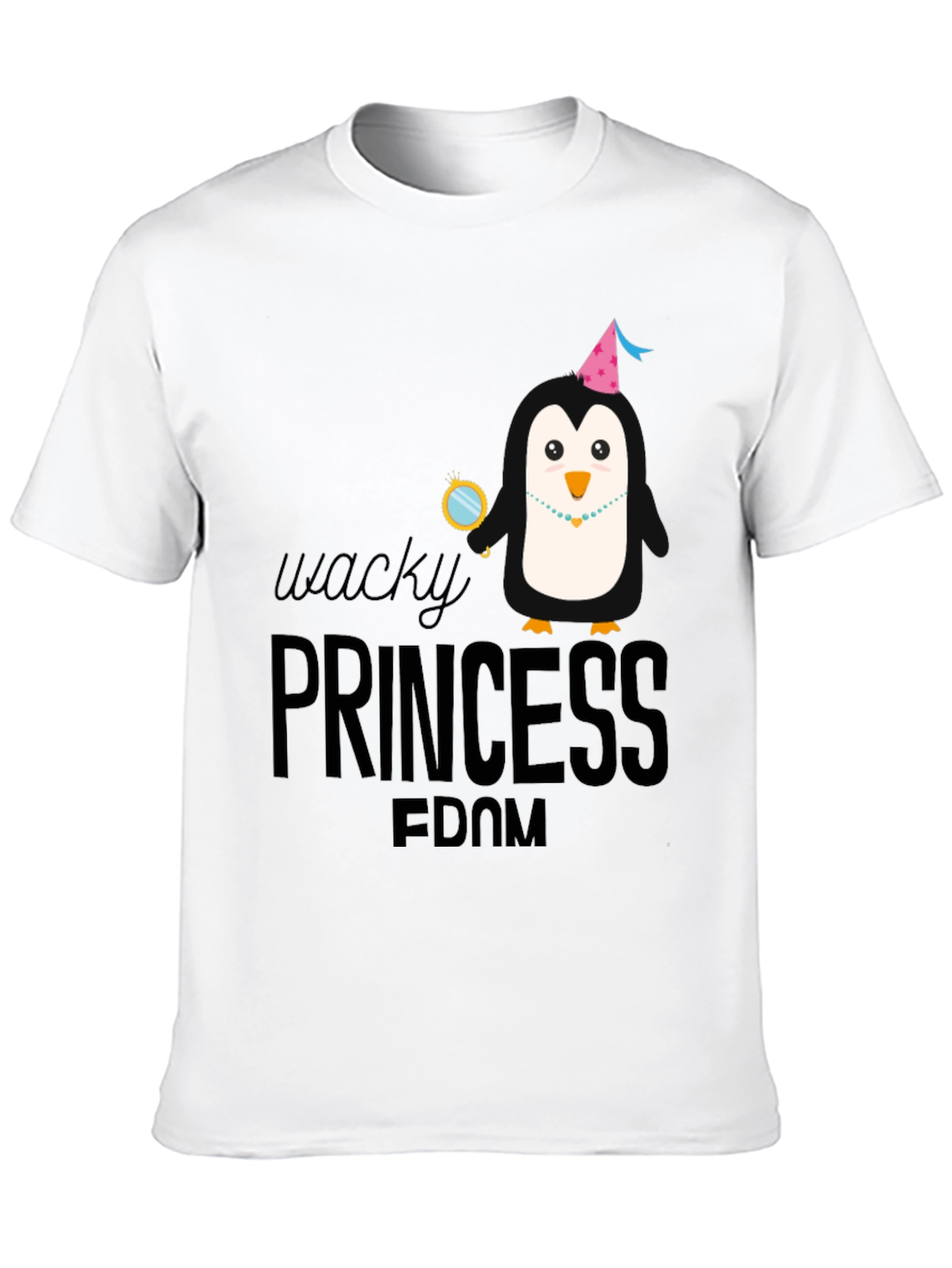 Wacky Princess Fdom Penguin Graphic T-Shirt