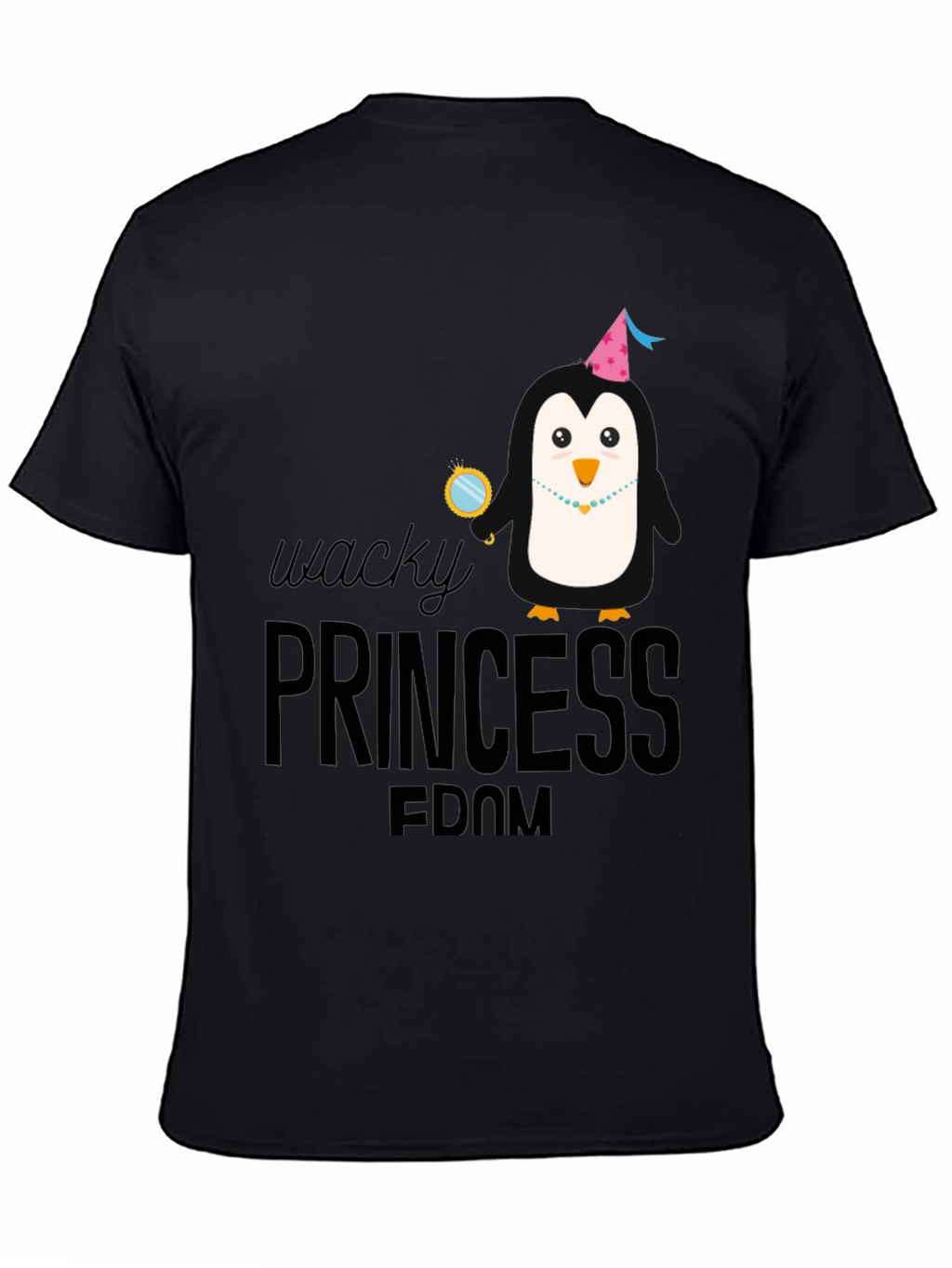 Wacky Princess Fdom Penguin Graphic T-Shirt