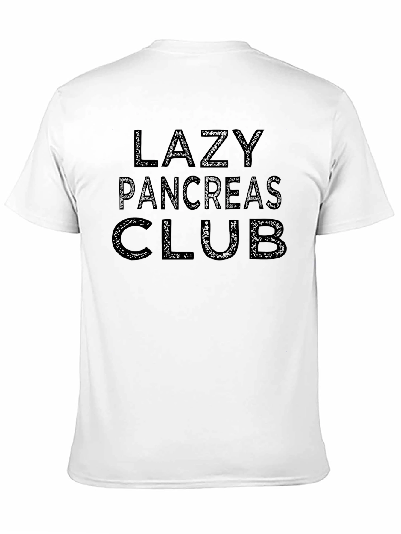 Lazy Pancreas Club Black T-Shirt