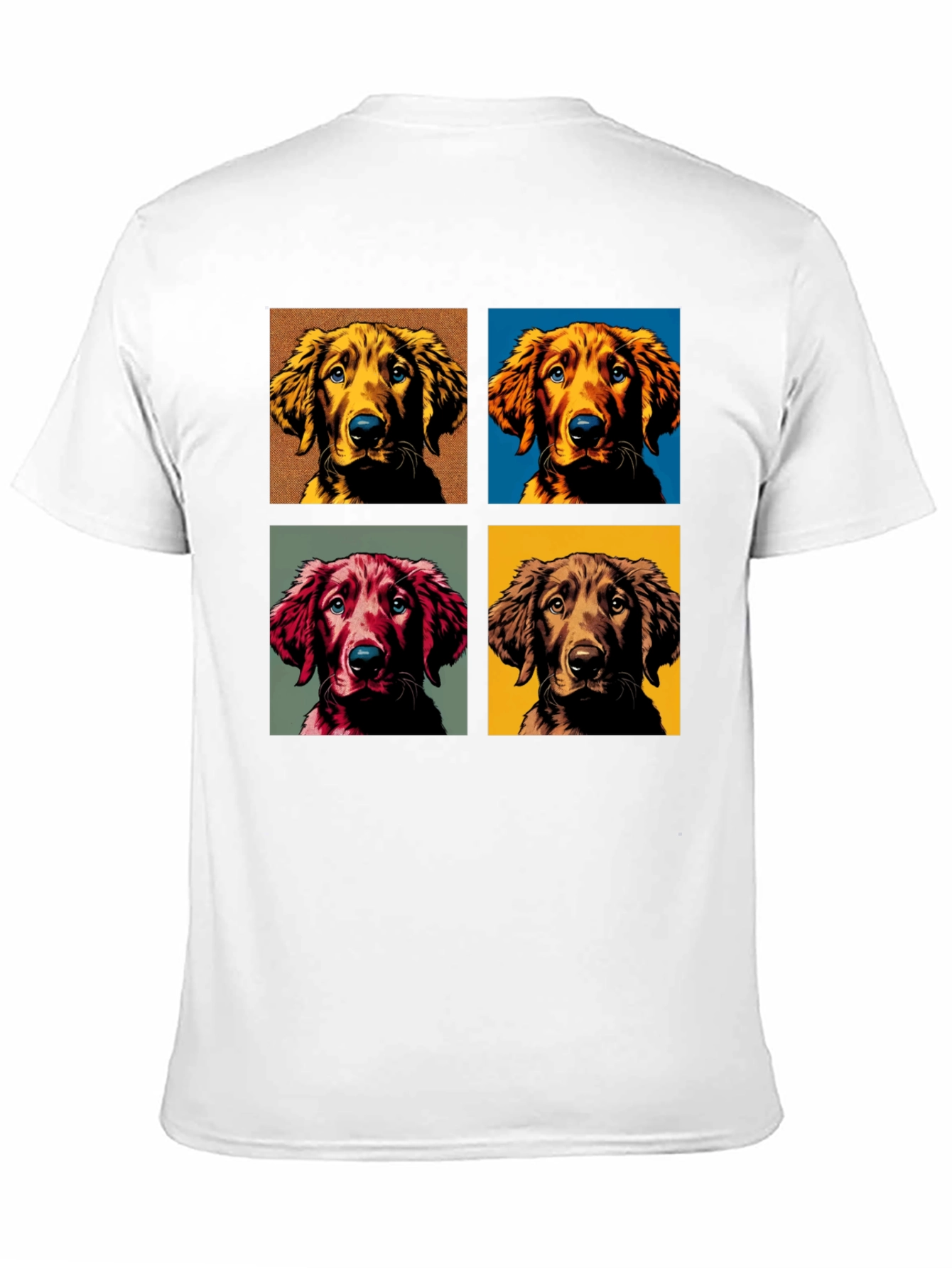Dog Portrait Black T-Shirt