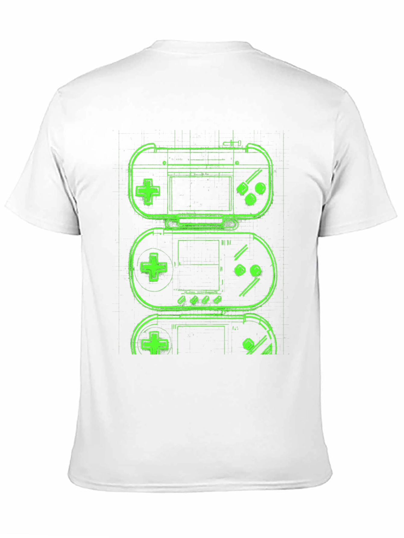 Retro Gaming T-Shirt - Neon Game Controller Design