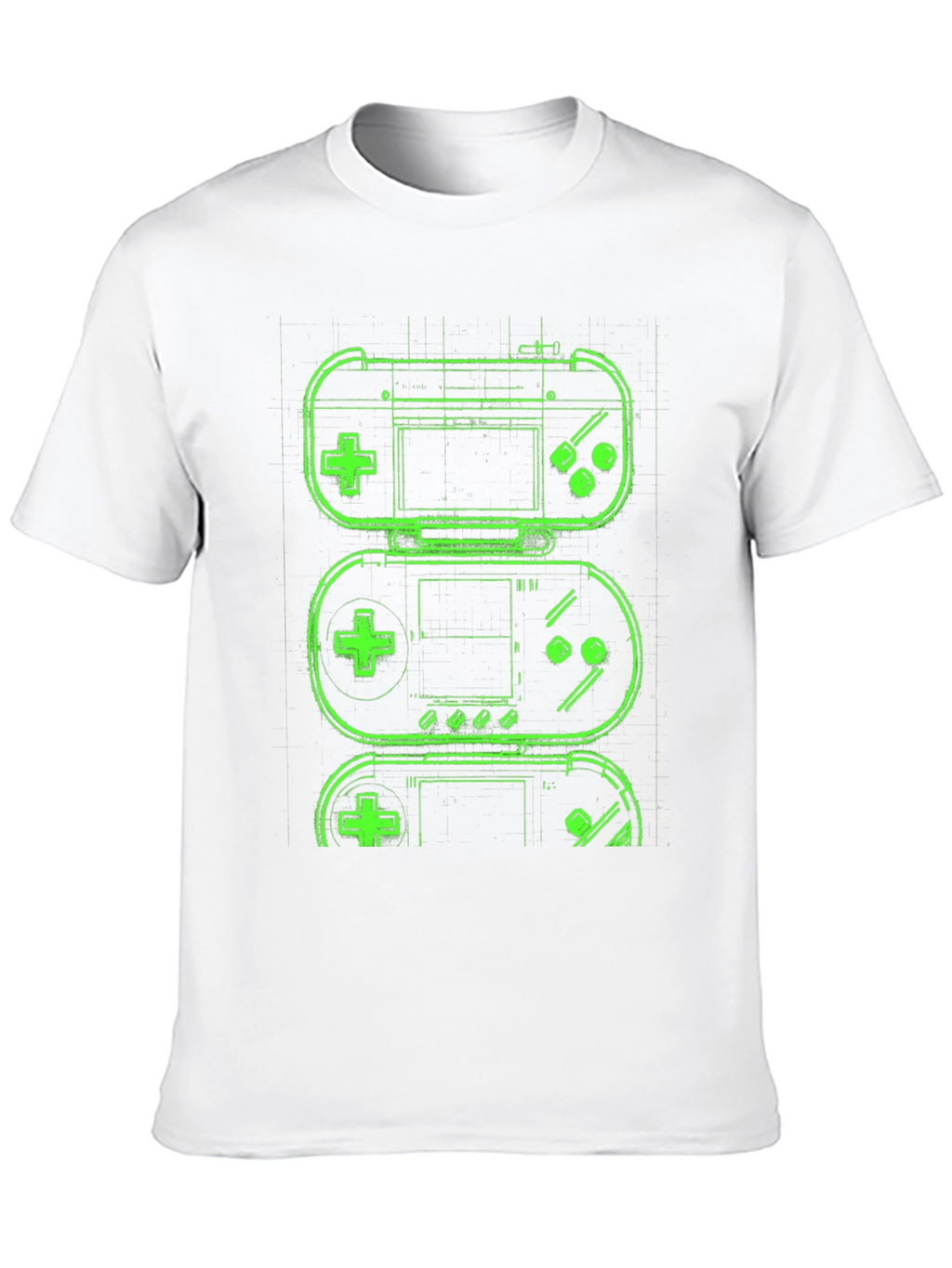 Retro Gaming T-Shirt - Neon Game Controller Design