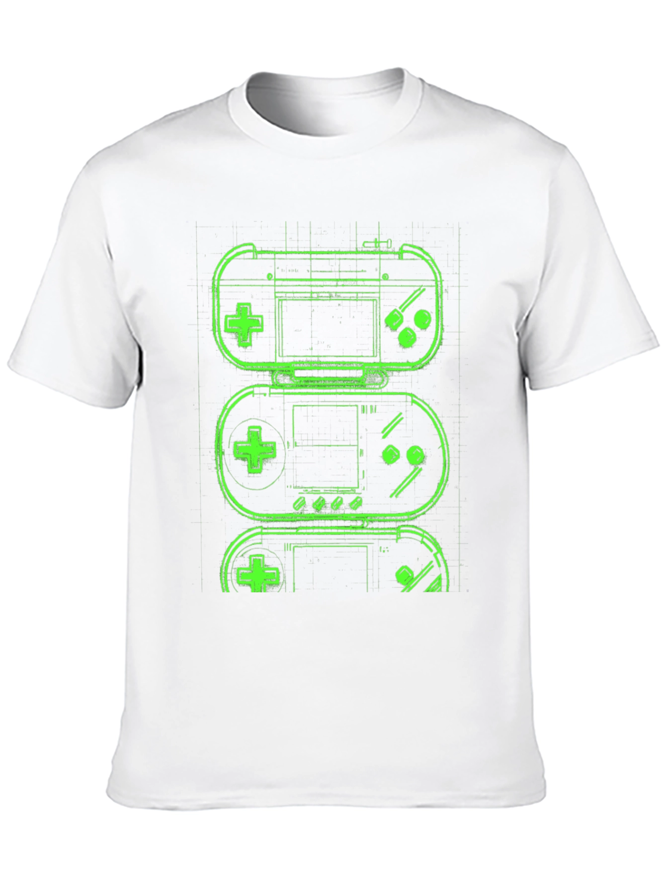 Retro Gaming T-Shirt - Neon Game Controller Design