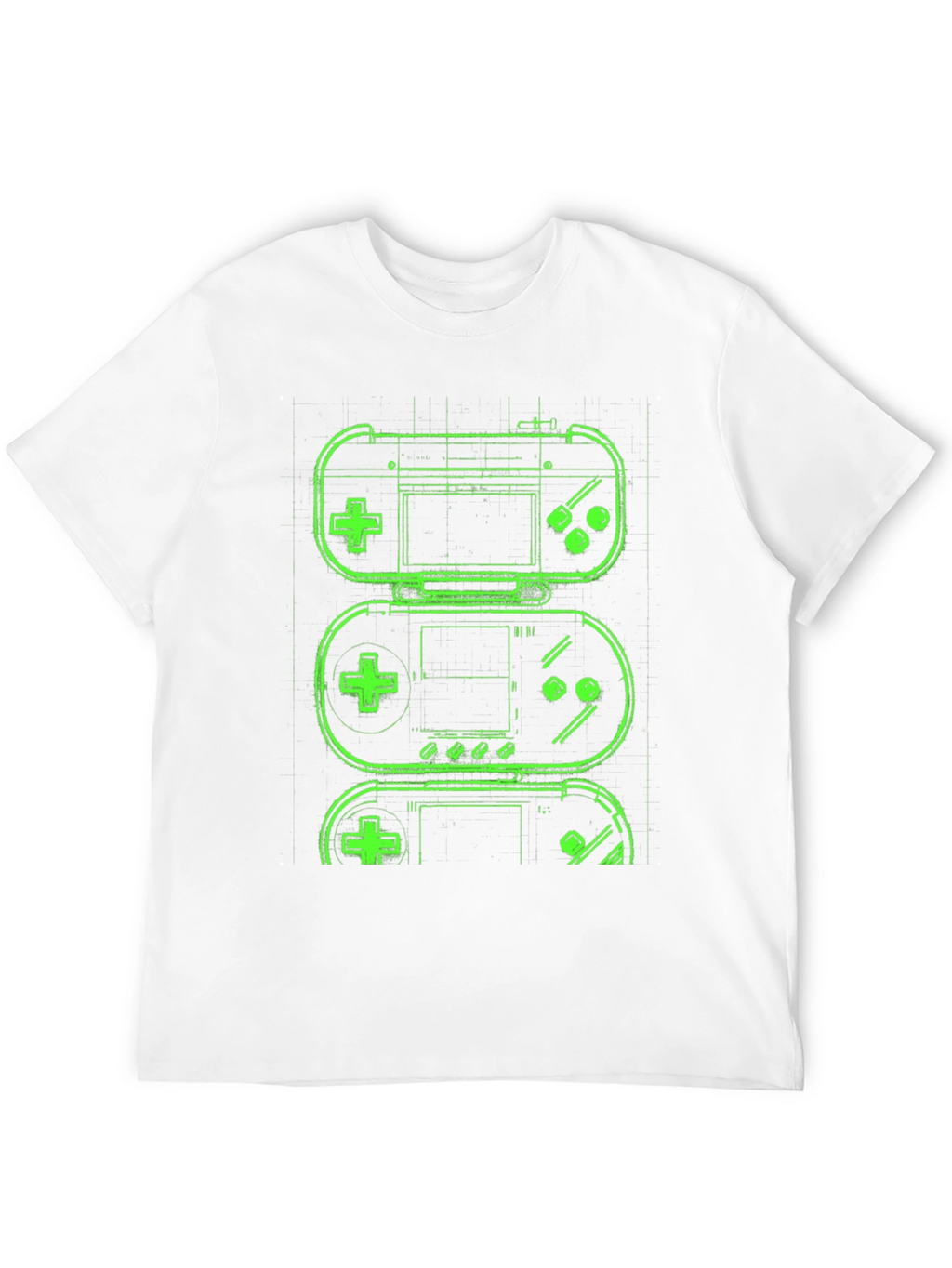 Retro Gaming T-Shirt - Neon Game Controller Design