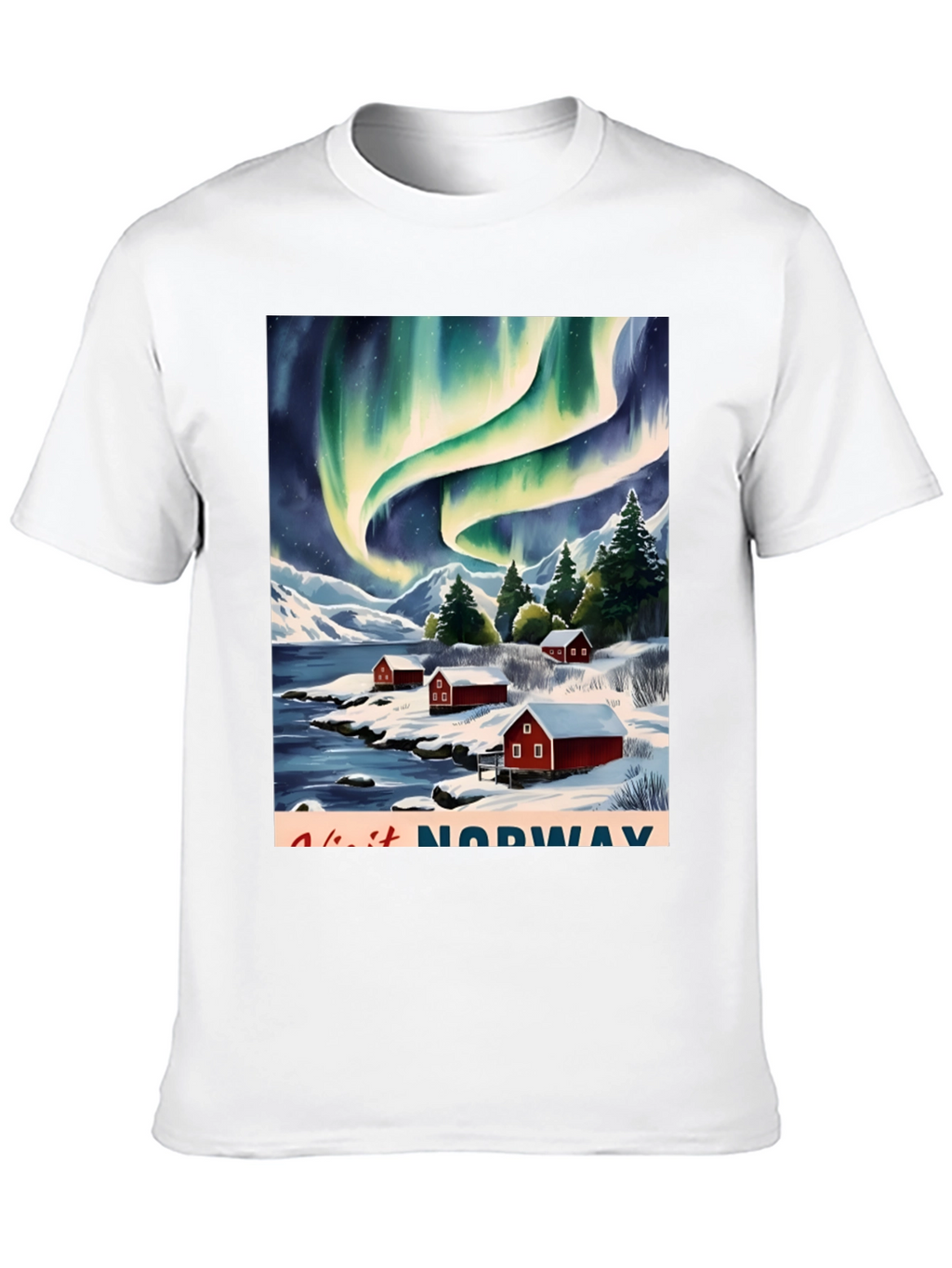 Norway Aurora Borealis T-Shirt