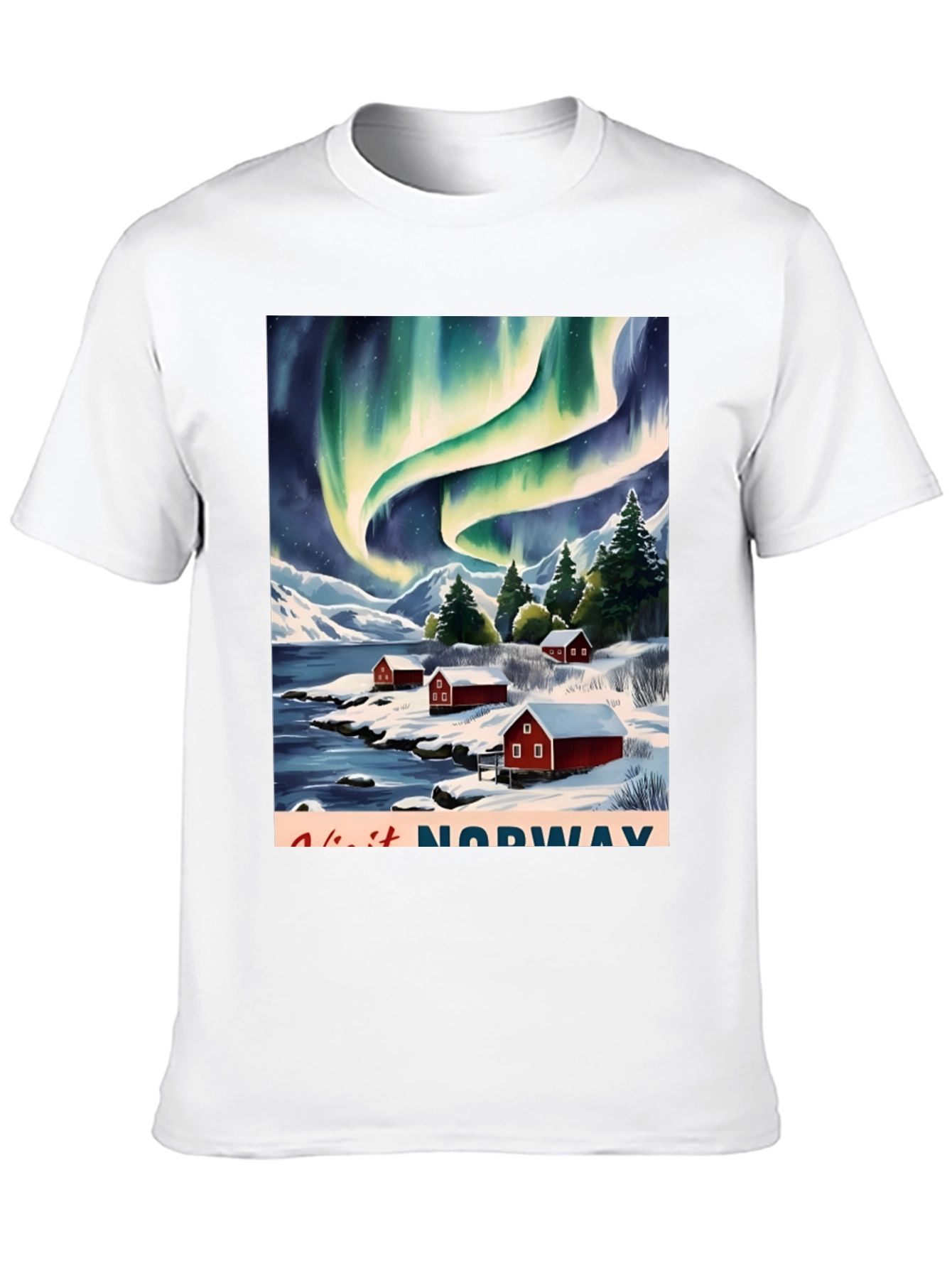 Norway Aurora Borealis T-Shirt
