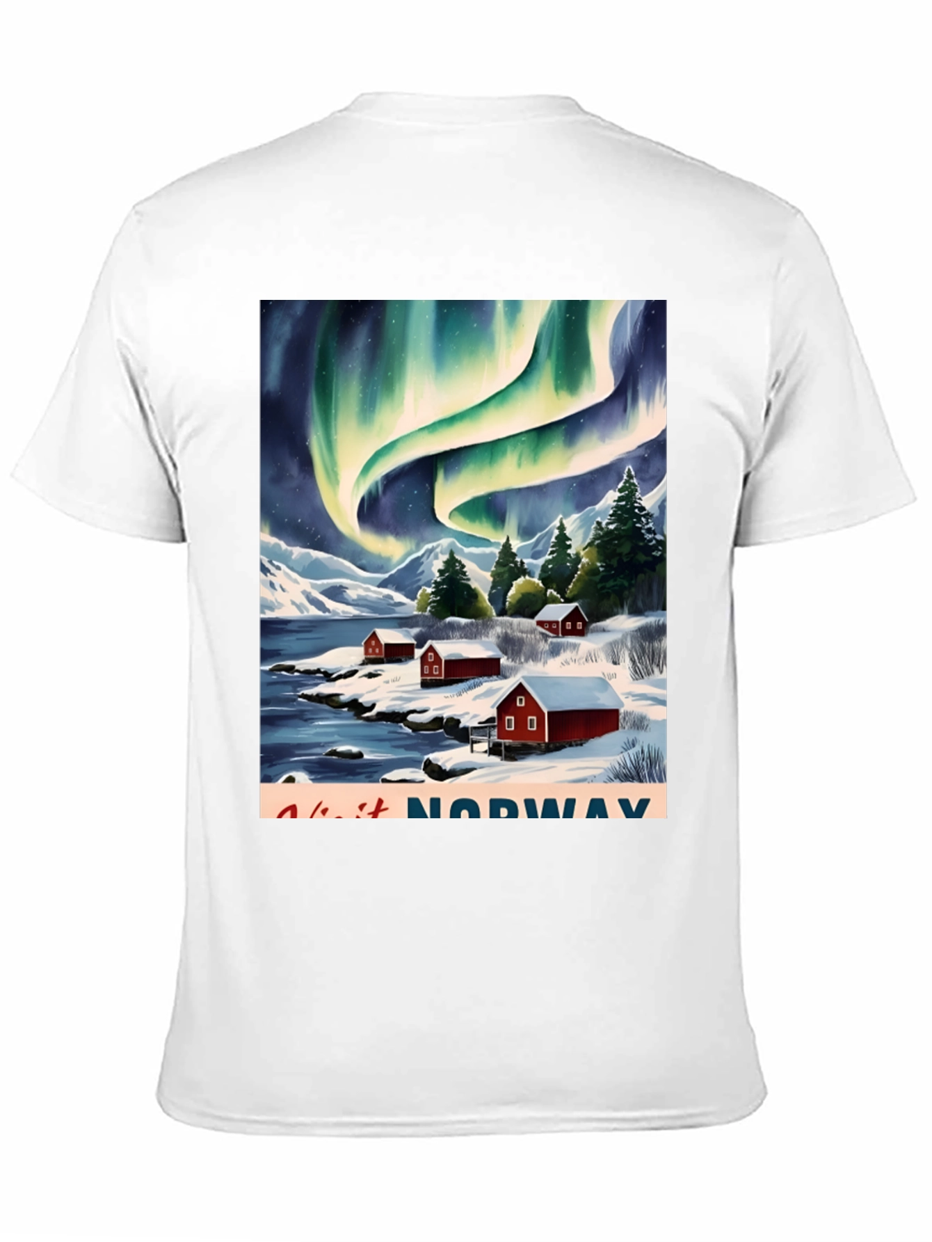 Norway Aurora Borealis T-Shirt
