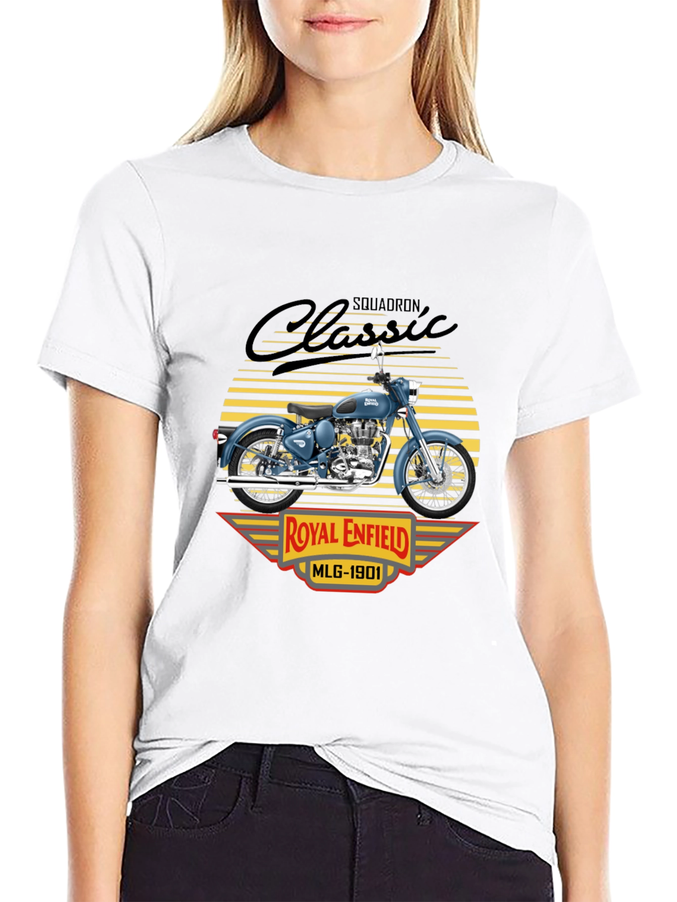 Royal Enfield Classic Squadron Black T-Shirt