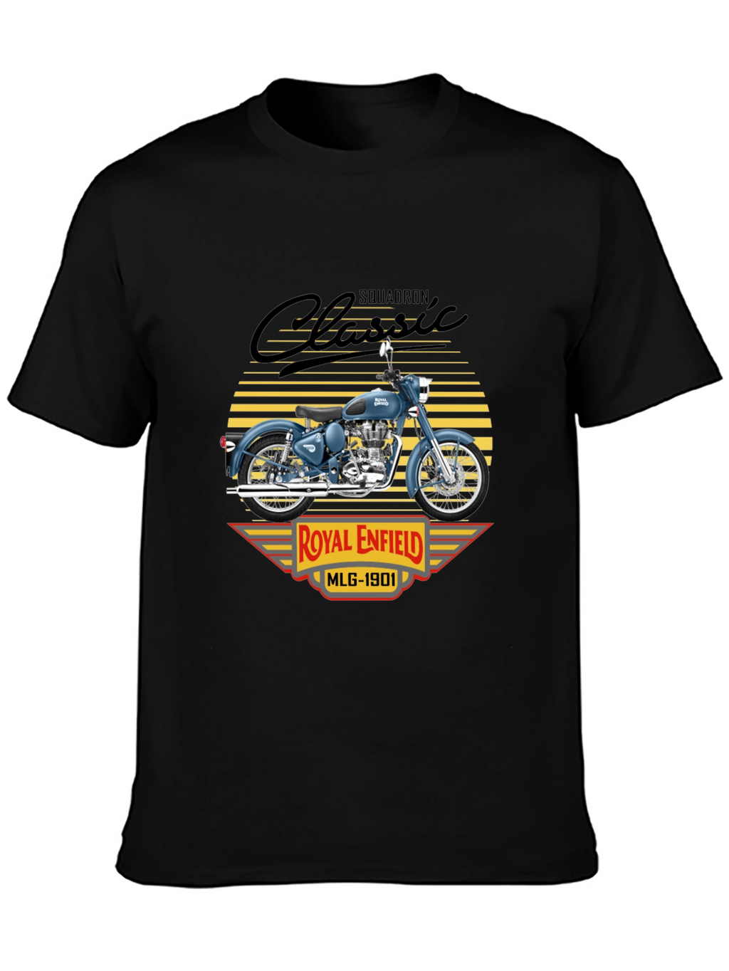 Royal Enfield Classic Squadron Black T-Shirt