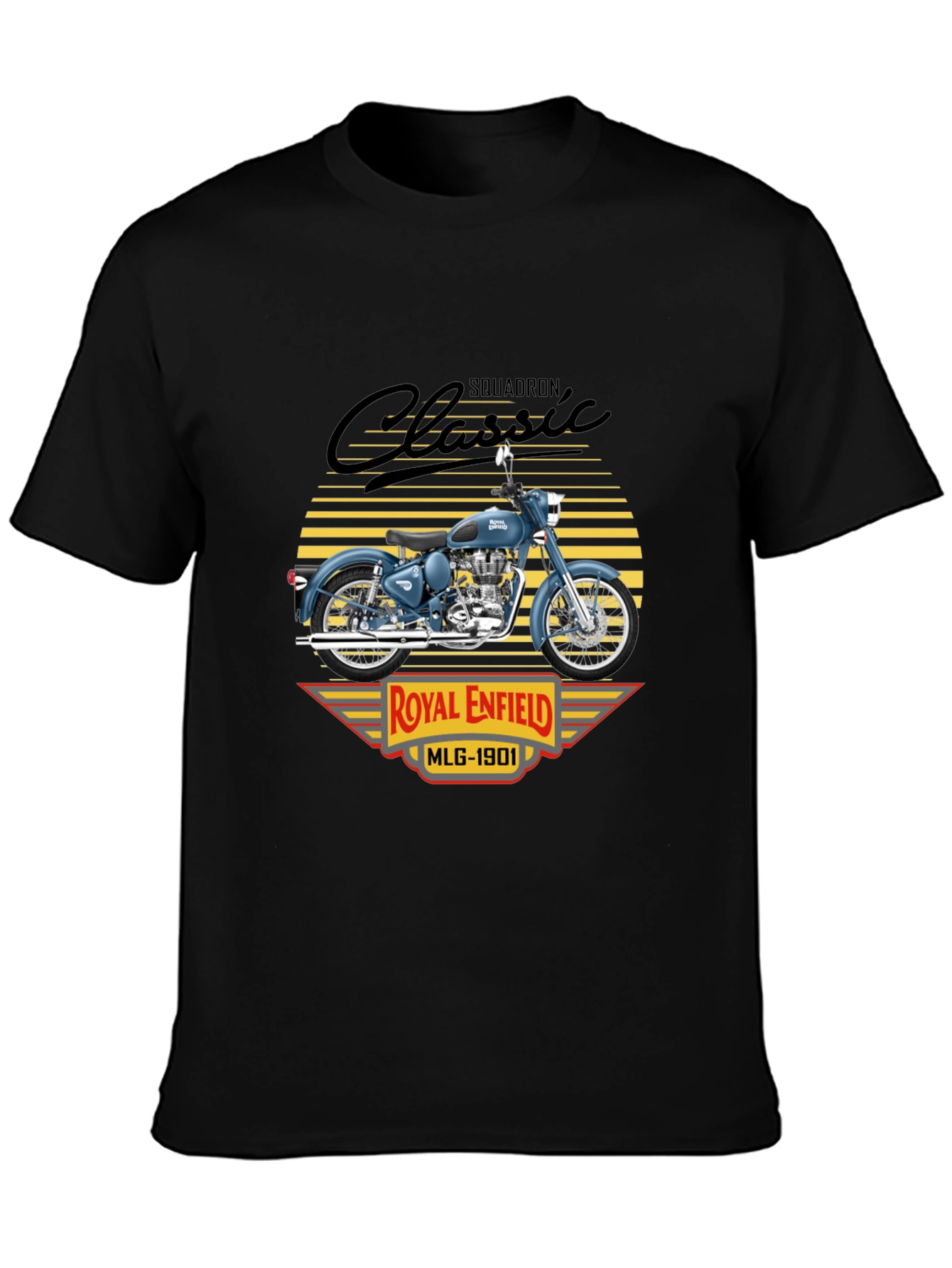 Royal Enfield Classic Squadron Black T-Shirt