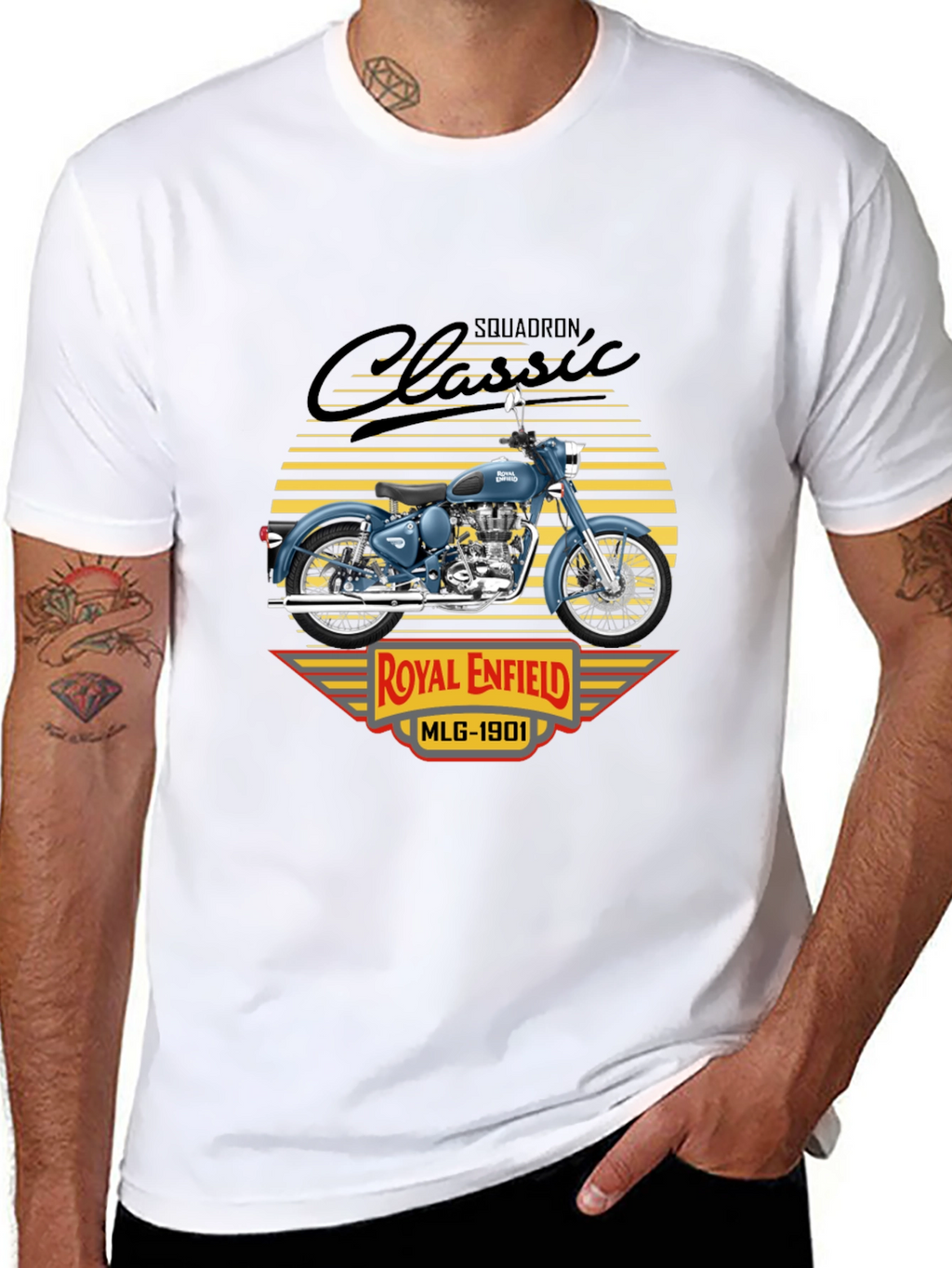 Royal Enfield Classic Squadron Black T-Shirt