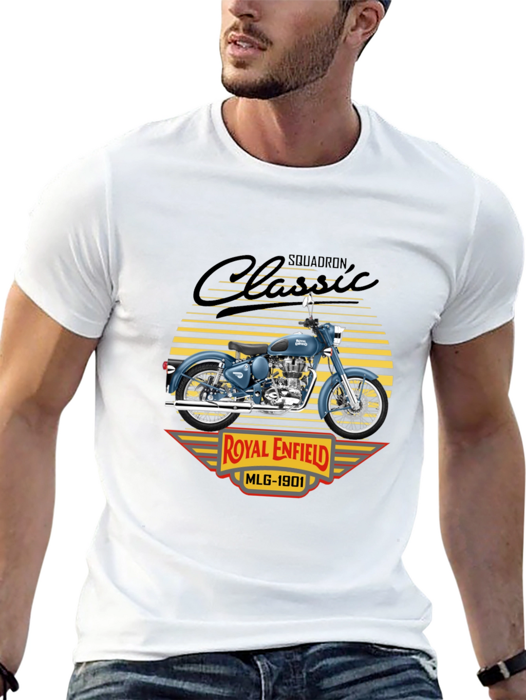 Royal Enfield Classic Squadron Black T-Shirt
