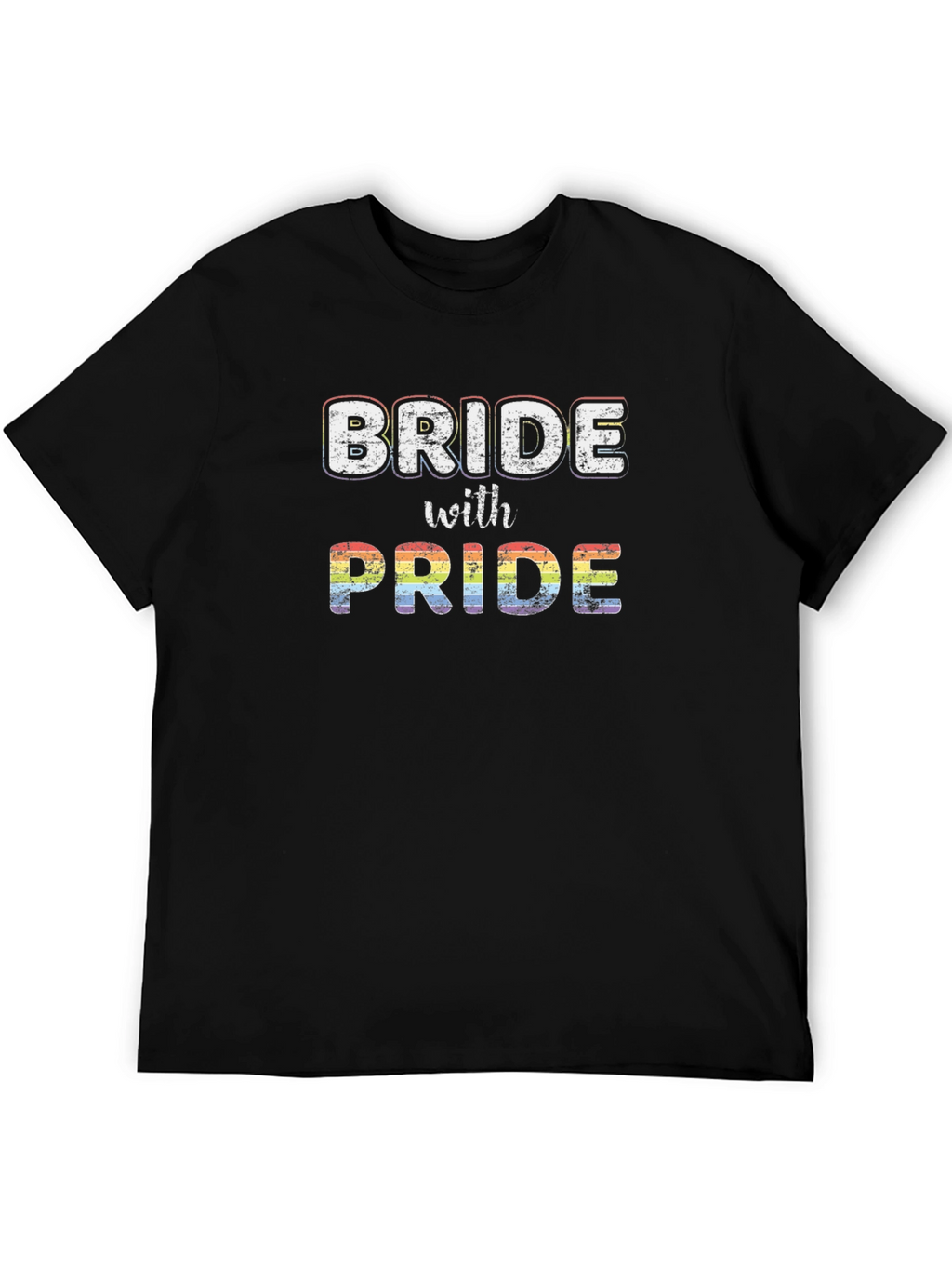 Bride with Pride Rainbow Graphic Tee
