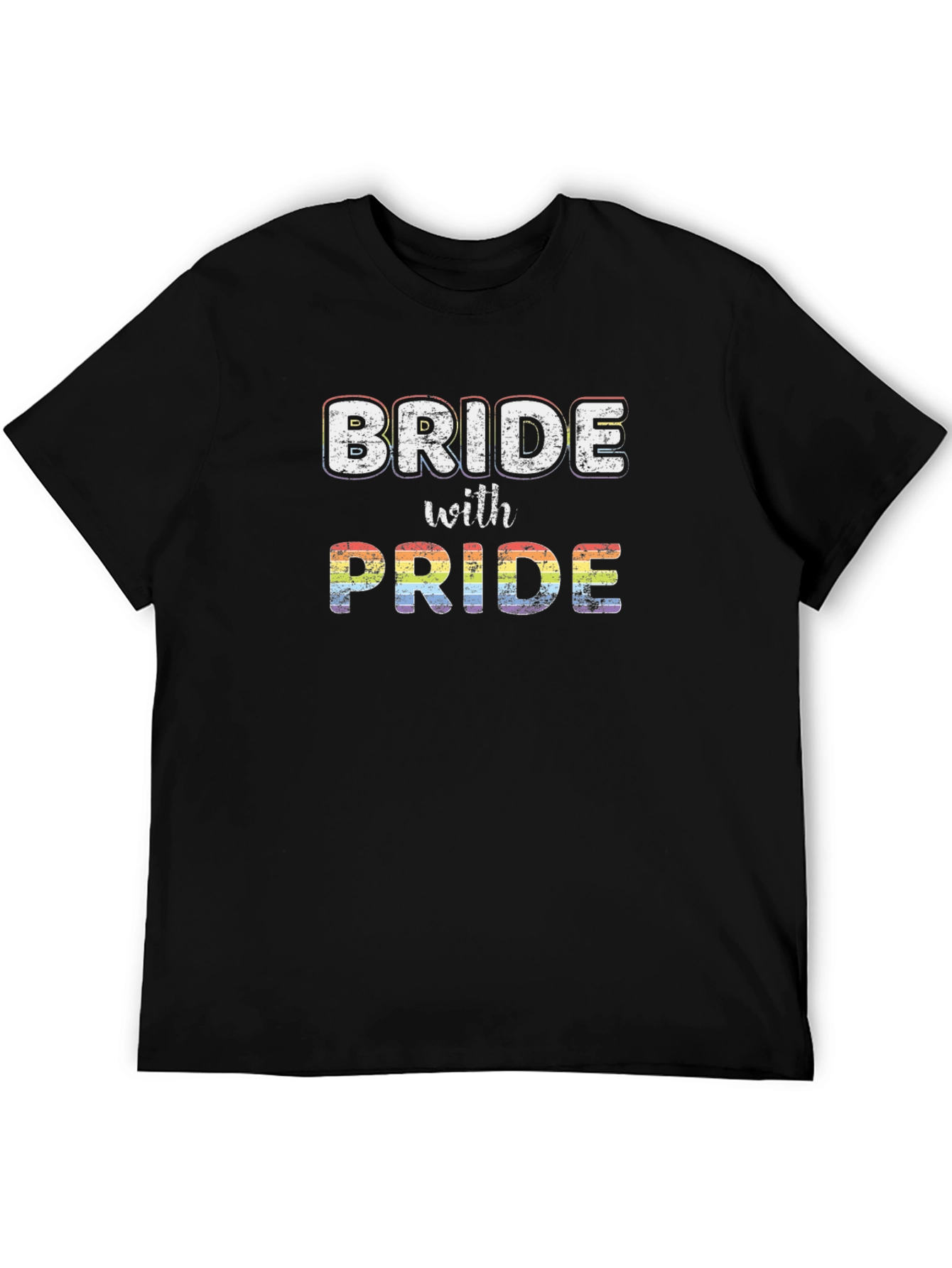 Bride with Pride Rainbow Graphic Tee