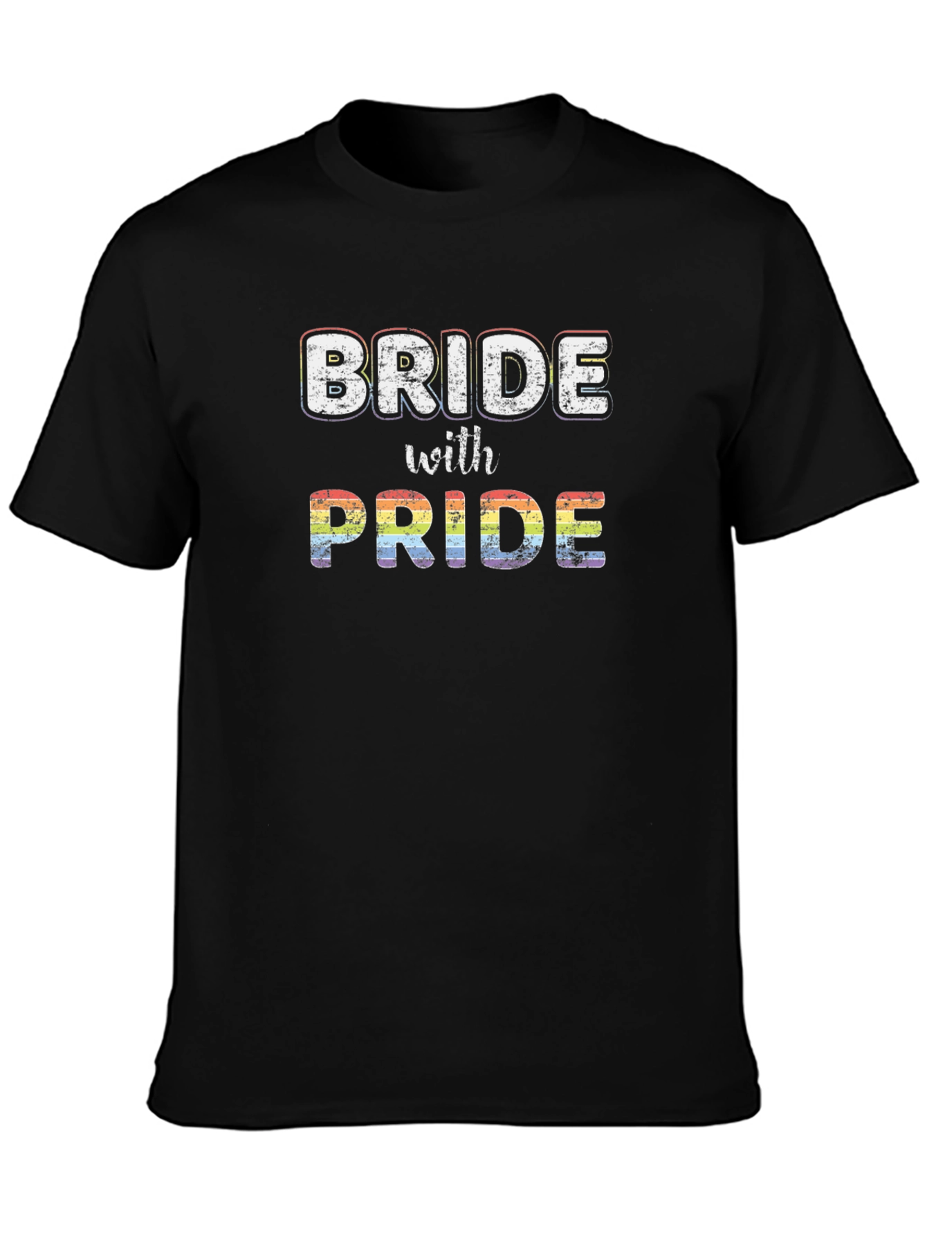 Bride with Pride Rainbow Graphic Tee