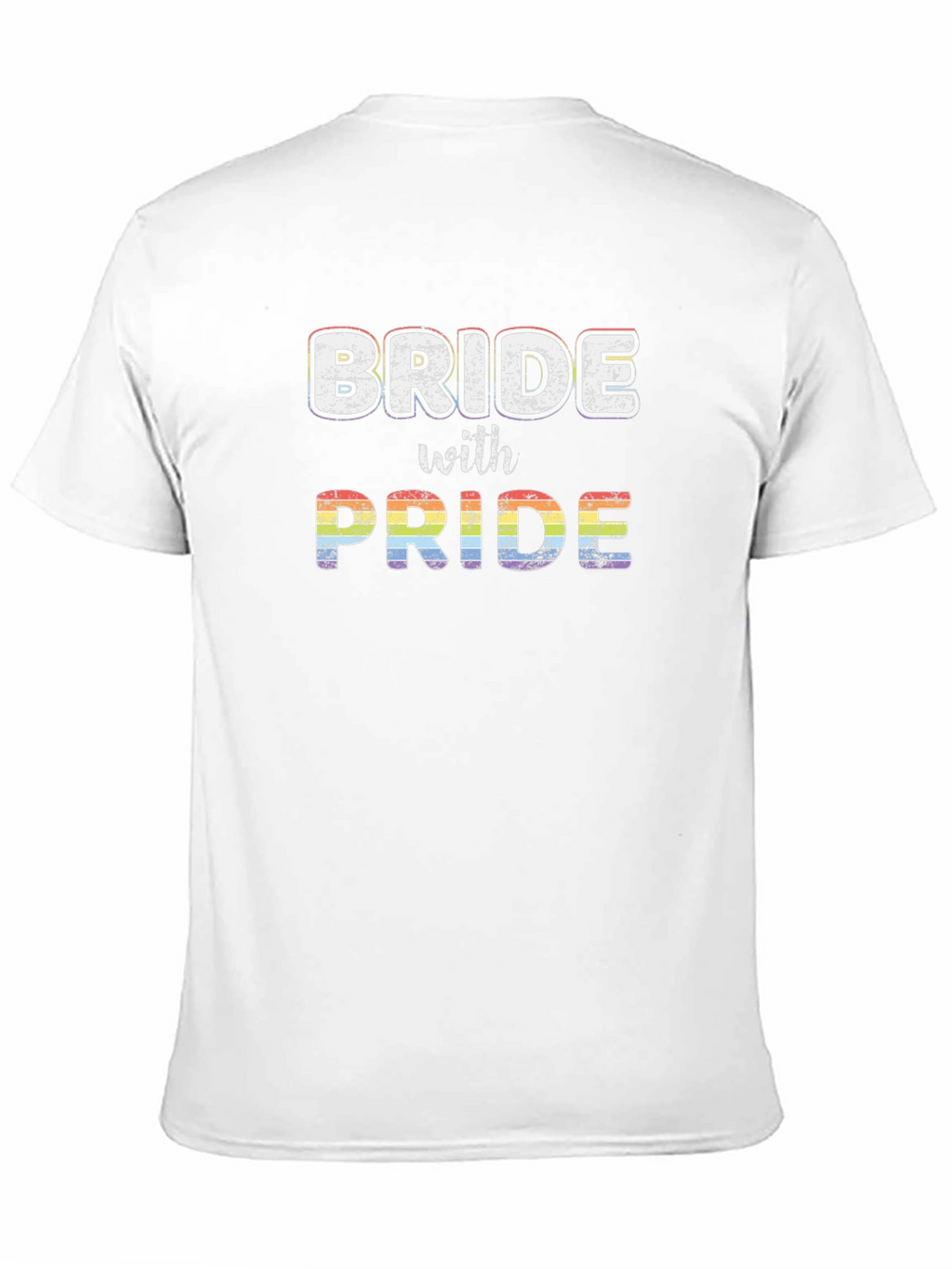 Bride with Pride Rainbow Graphic Tee