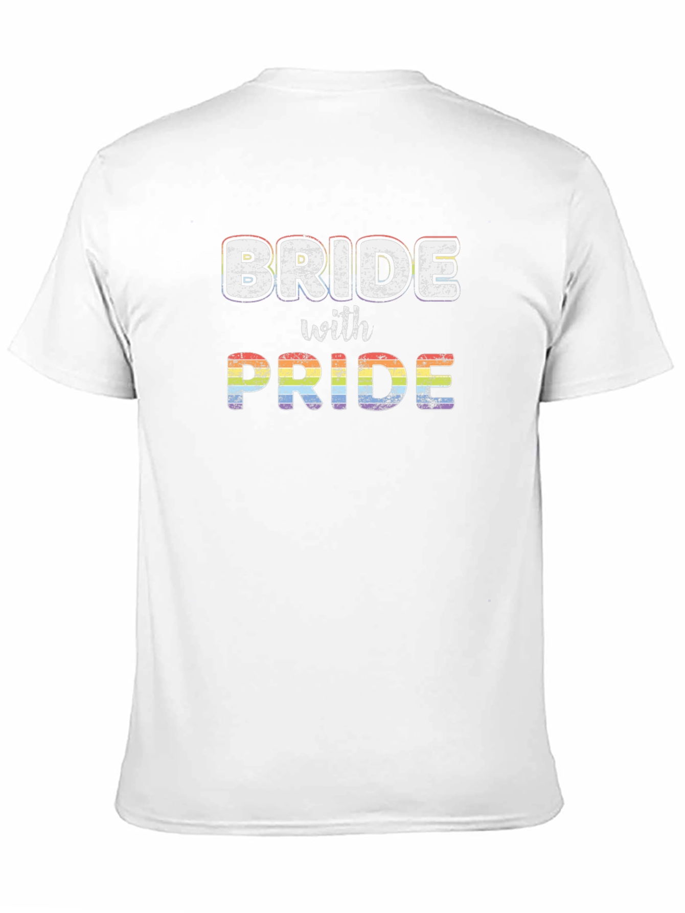 Bride with Pride Rainbow Graphic Tee