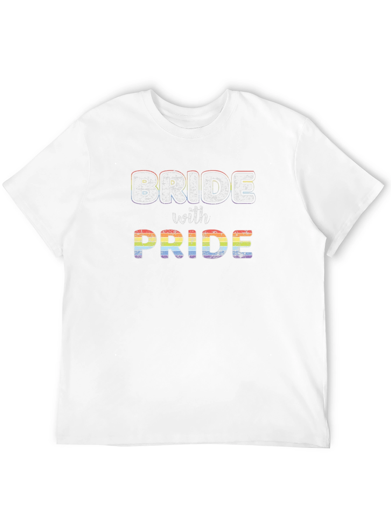 Bride with Pride Rainbow Graphic Tee