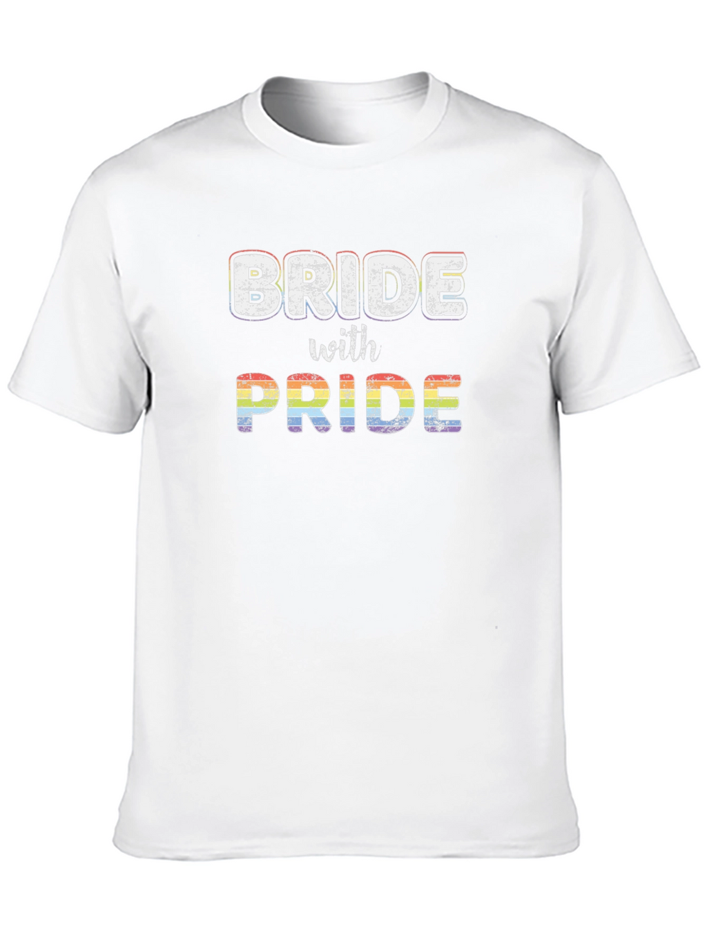 Bride with Pride Rainbow Graphic Tee