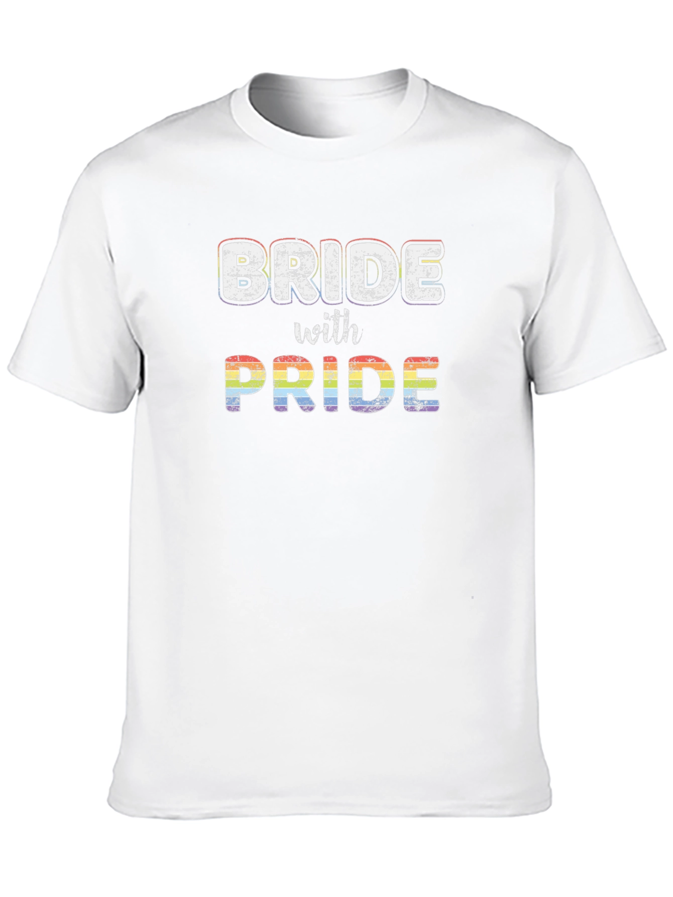 Bride with Pride Rainbow Graphic Tee