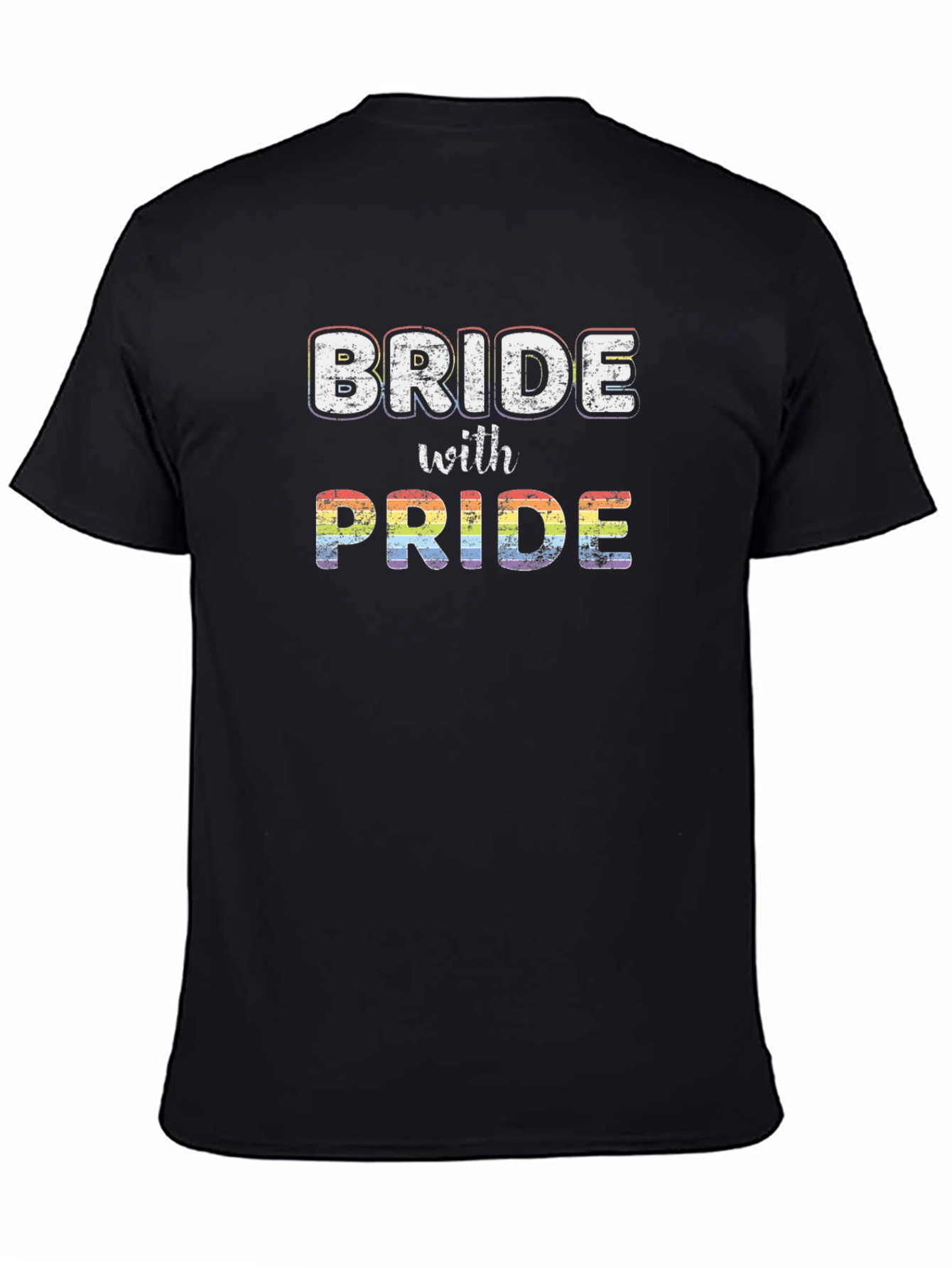 Bride with Pride Rainbow Graphic Tee