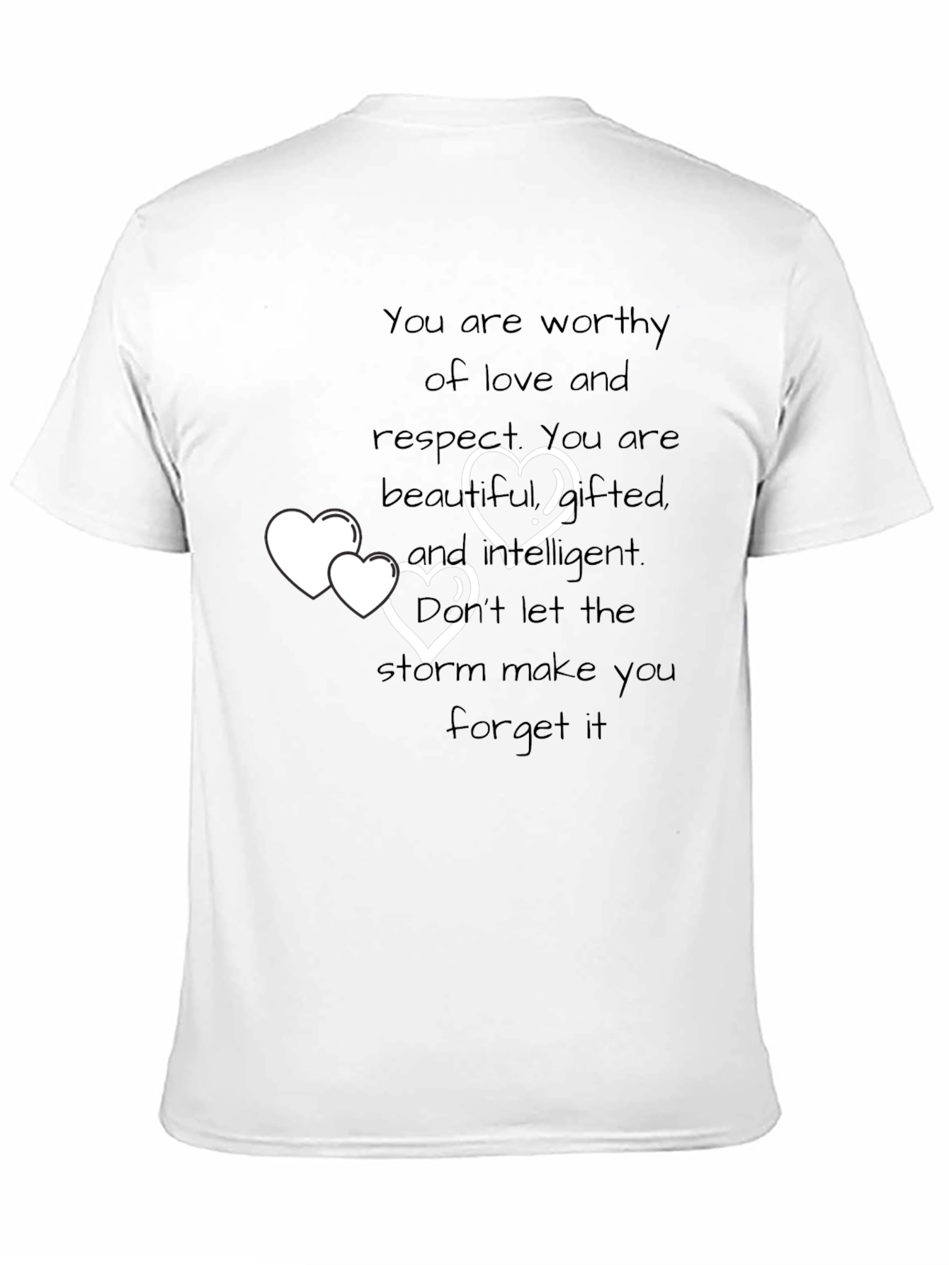 Inspirational Hearts Graphic T-Shirt