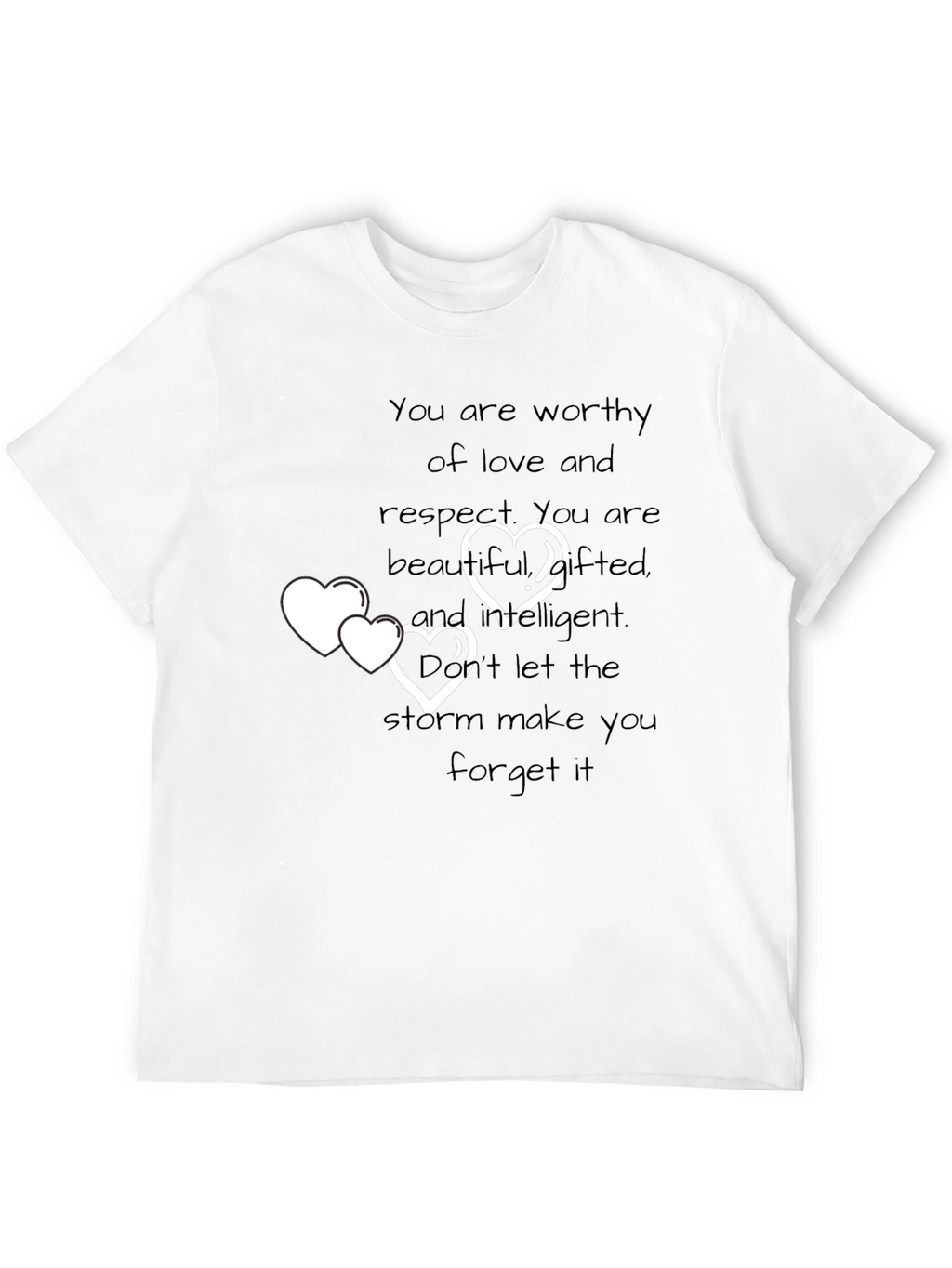 Inspirational Hearts Graphic T-Shirt