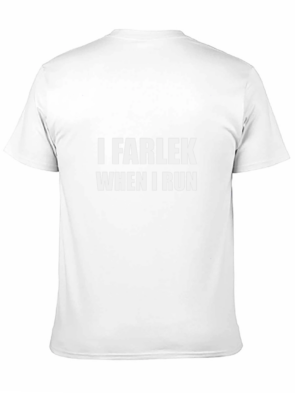 I Farlek When I Run Black T-Shirt