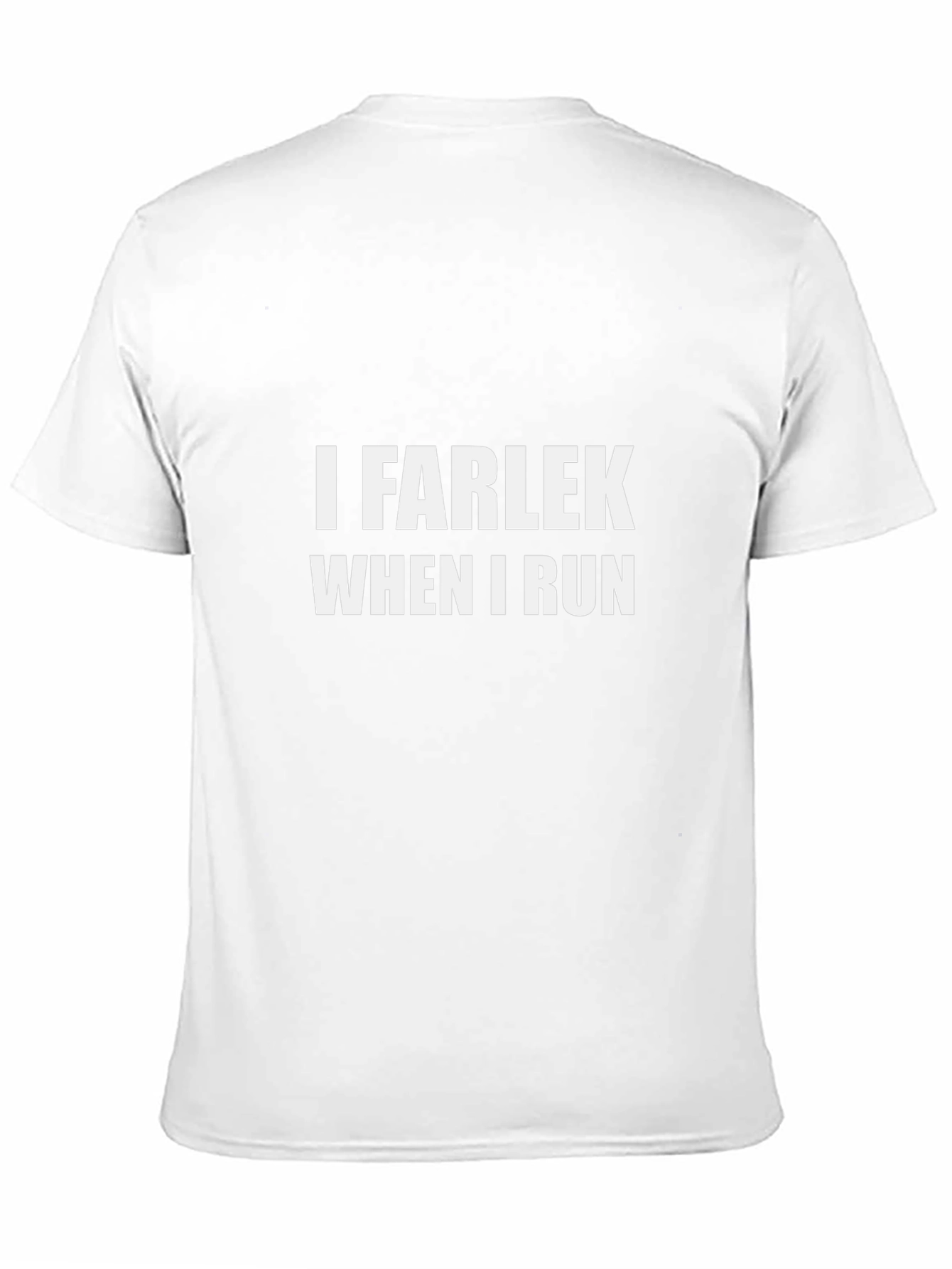 I Farlek When I Run Black T-Shirt