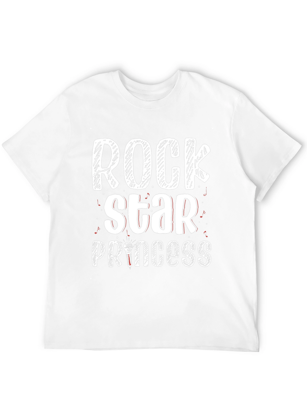 Rock Star Princess Black Graphic Tee