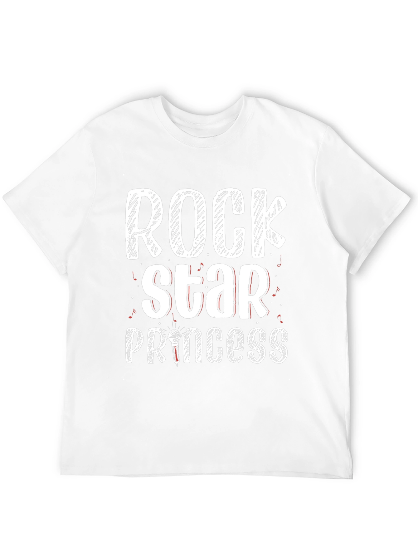Rock Star Princess Black Graphic Tee