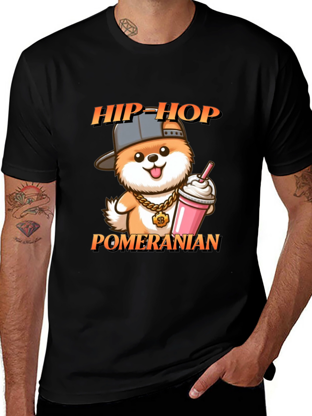 Hip-Hop Pomeranian T-Shirt
