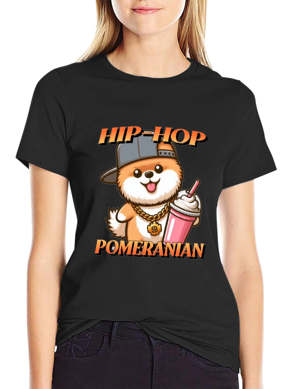 Hip-Hop Pomeranian T-Shirt