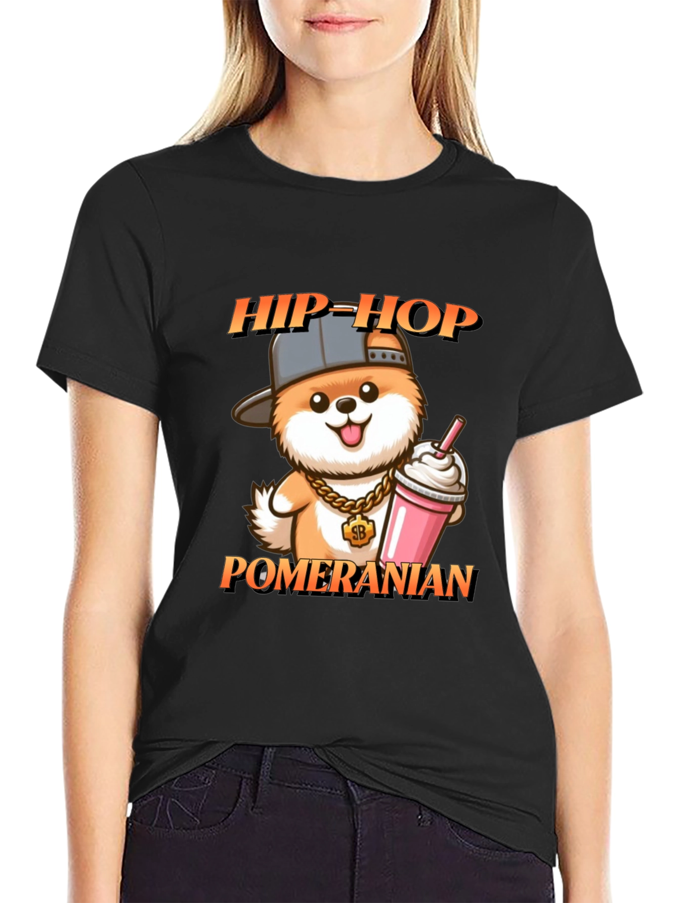 Hip-Hop Pomeranian T-Shirt