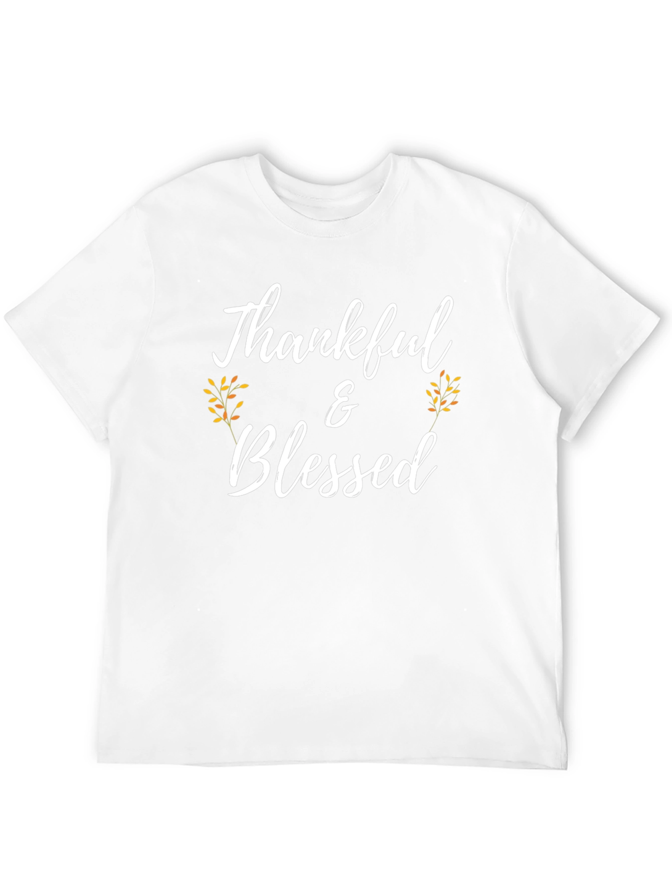 Thankful & Blessed Graphic T-Shirt