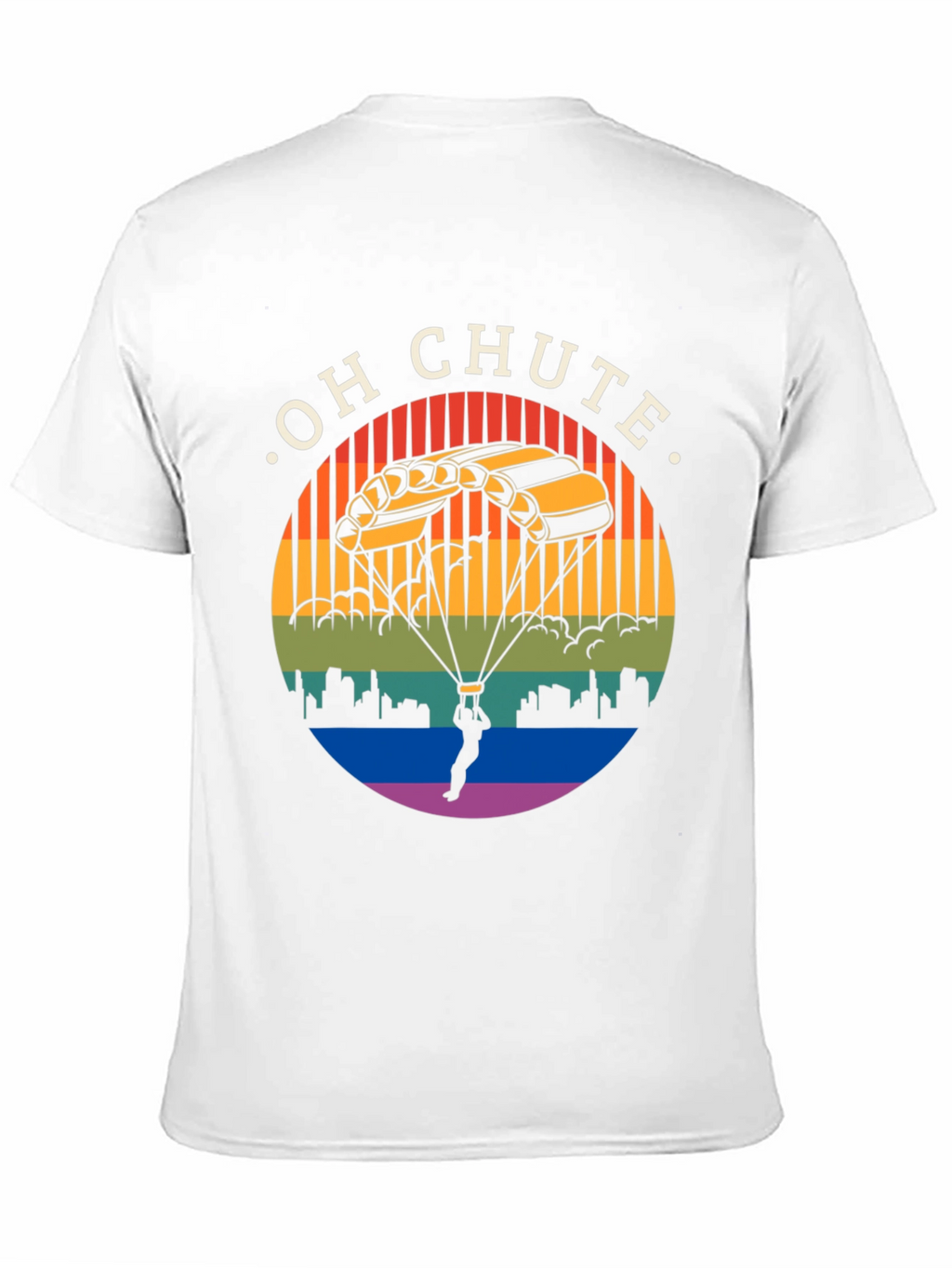 Oh Chute T-Shirt: Skydiving Graphic Tee