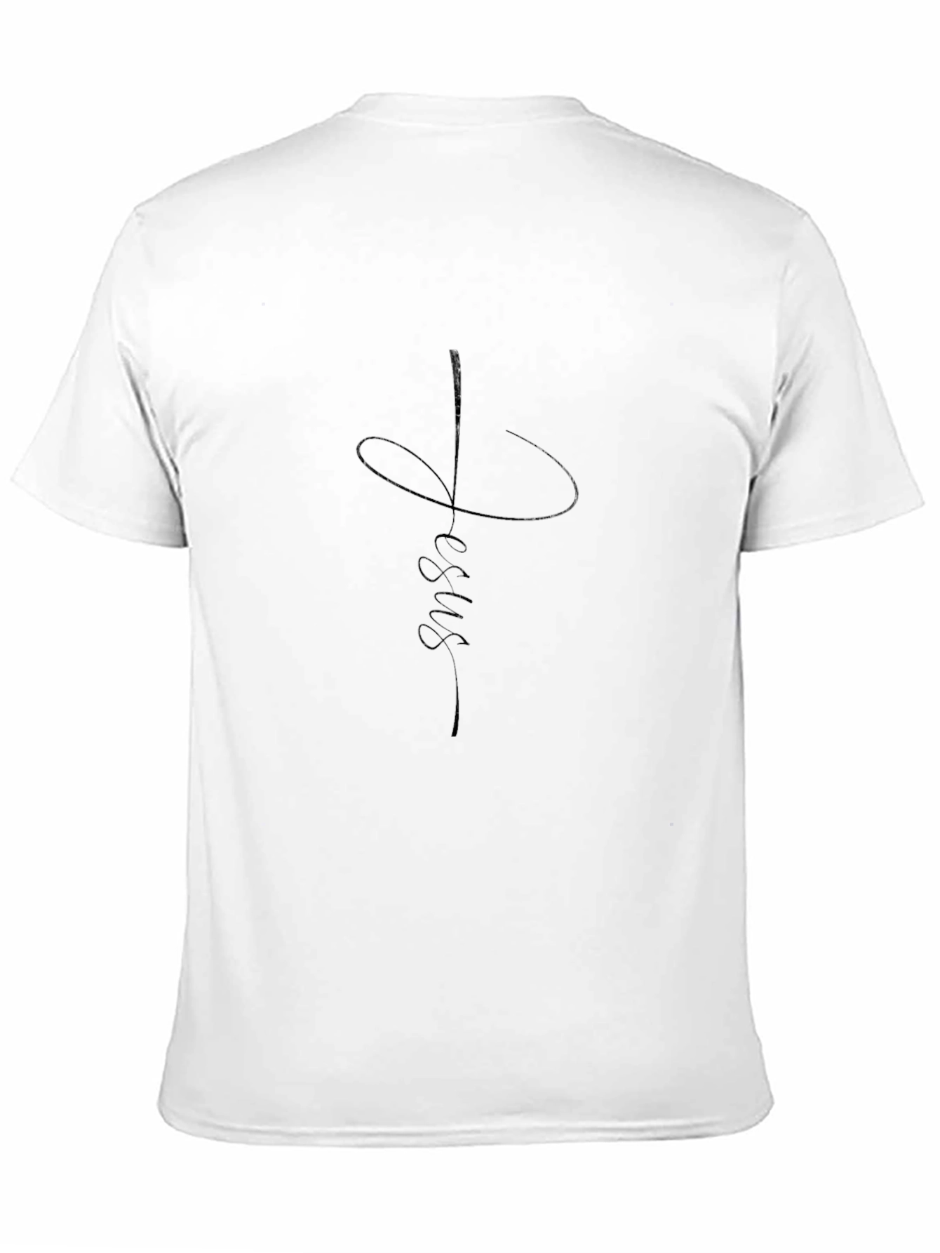 Faith Jesus Tee - Mens Black Graphic T-Shirt