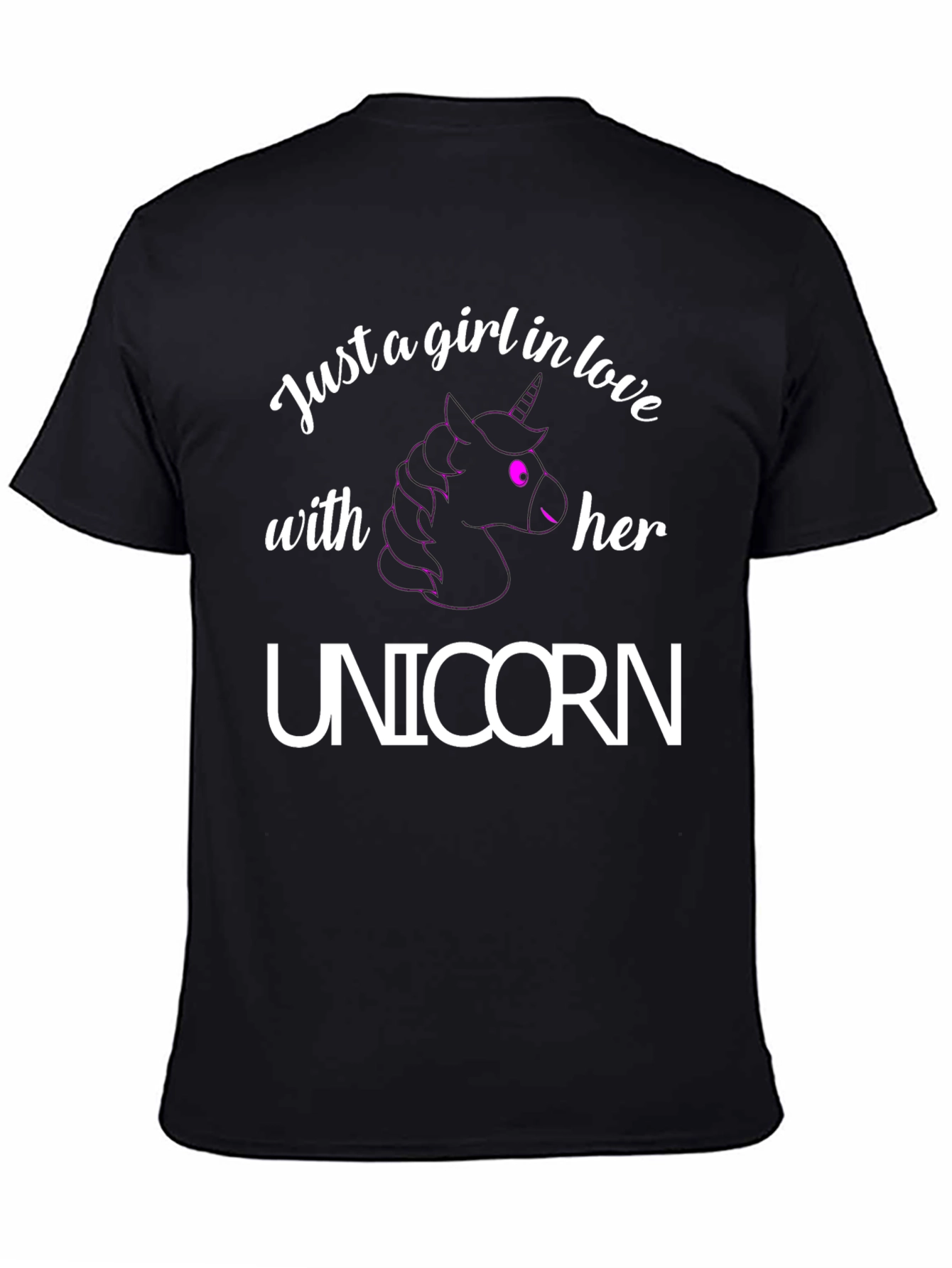 Unicorn Lover Tee - Just A Girl In Love