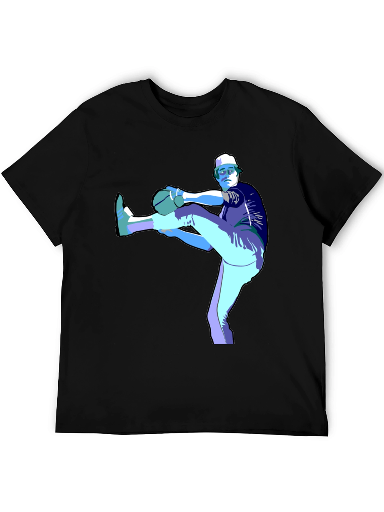 Baseball Pitcher Graphic T-Shirt