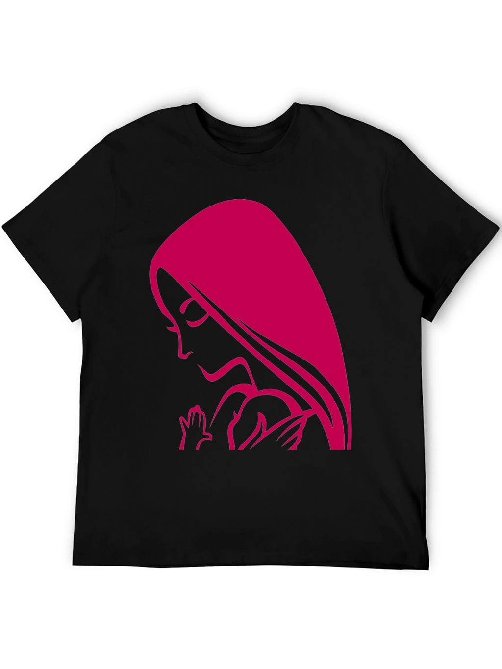 Madonna & Child Graphic Tee - Black Unisex T-Shirt